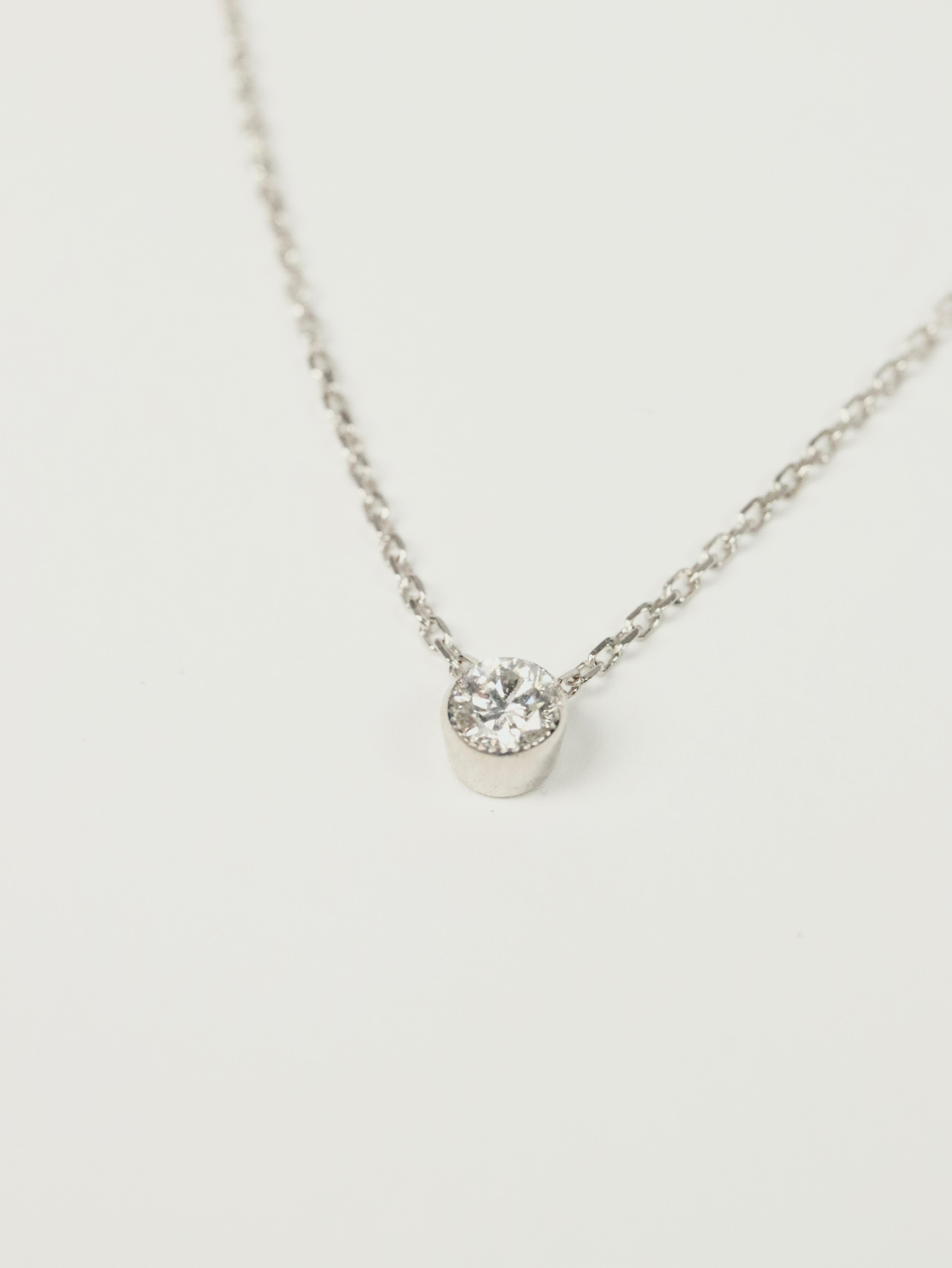 Atelier Moving Gem Necklace, 14K zlato