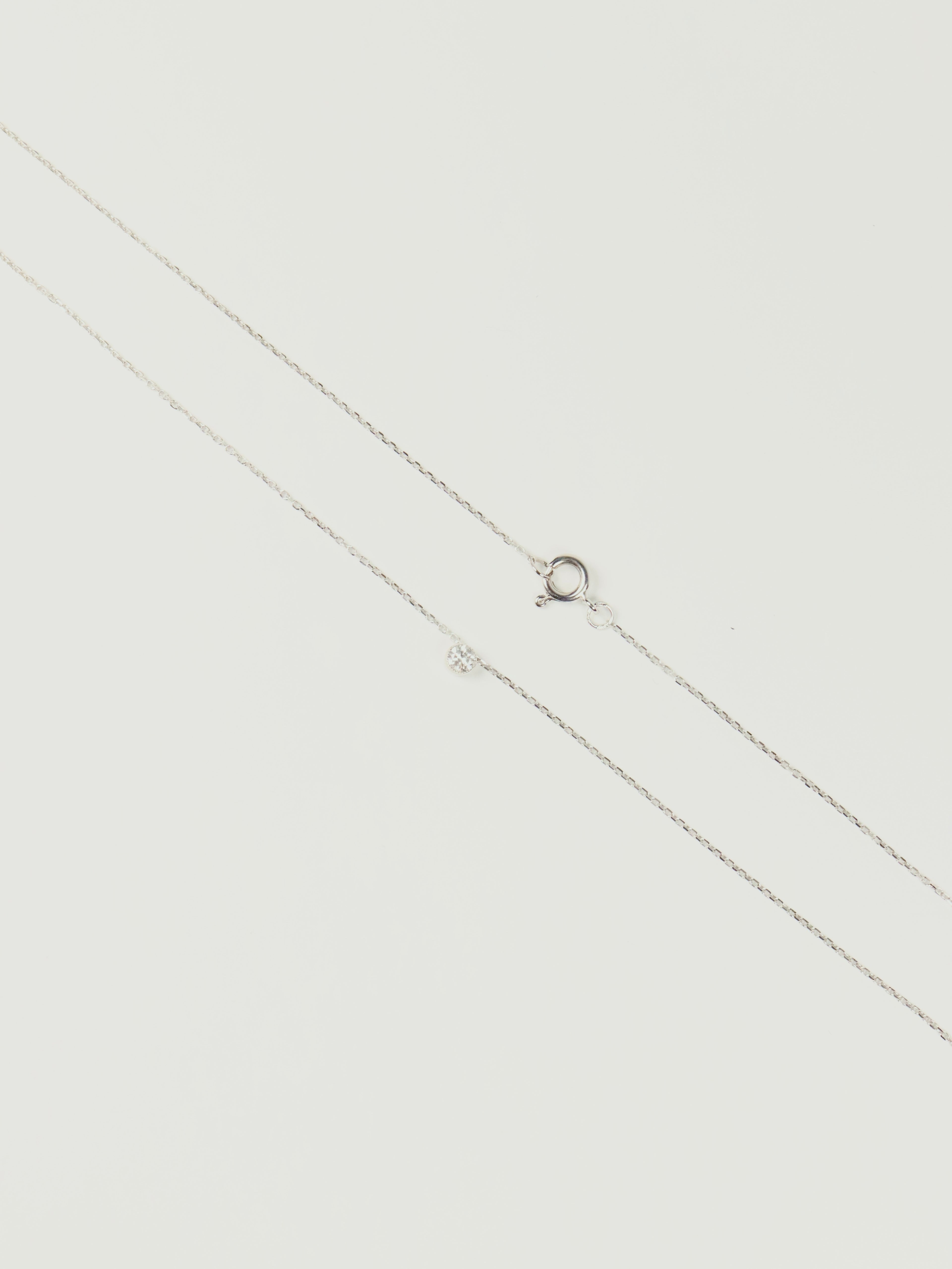 Atelier Moving Gem Necklace, 14K zlato