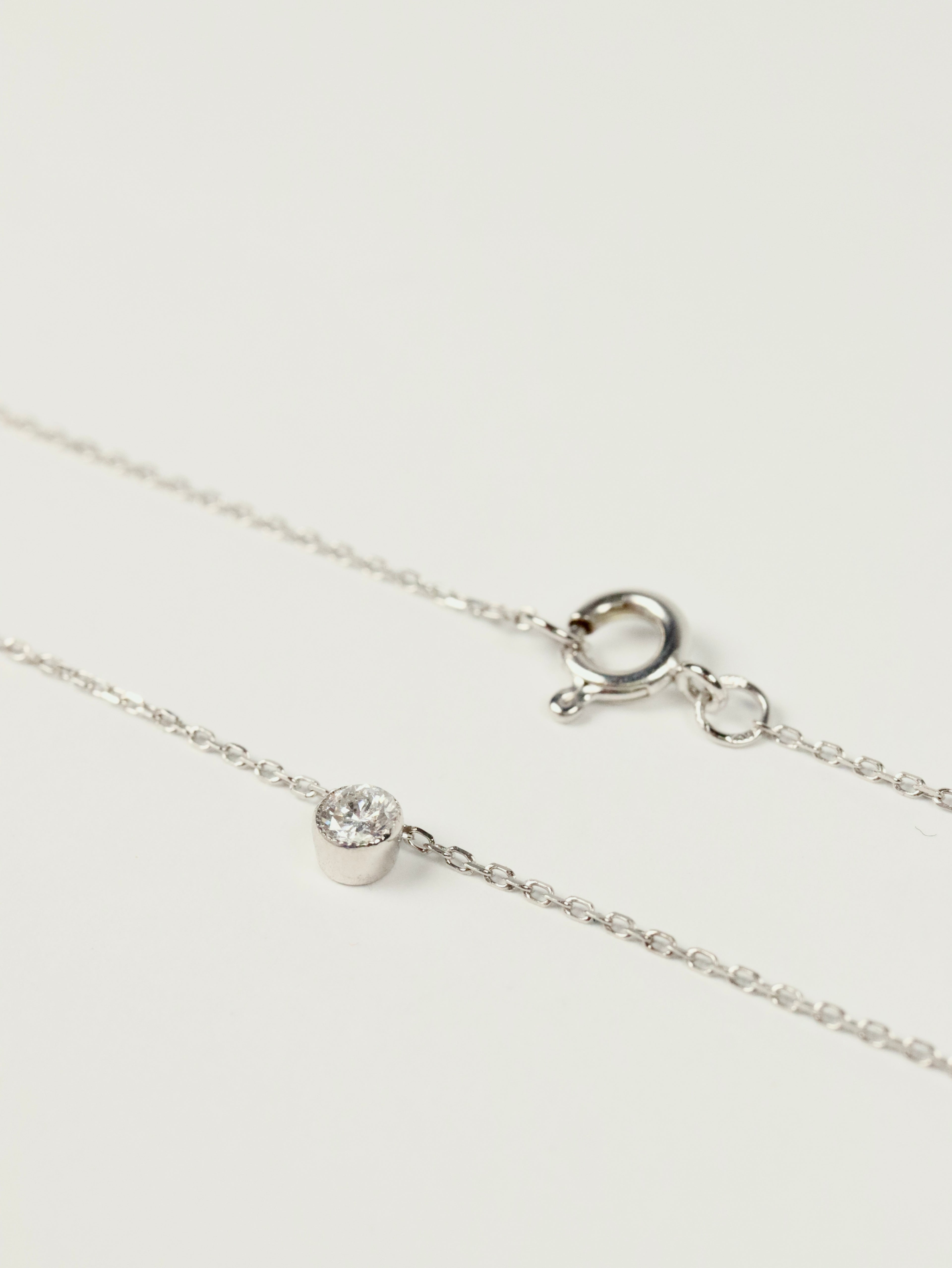 Atelier Moving Gem Necklace, 14K zlato