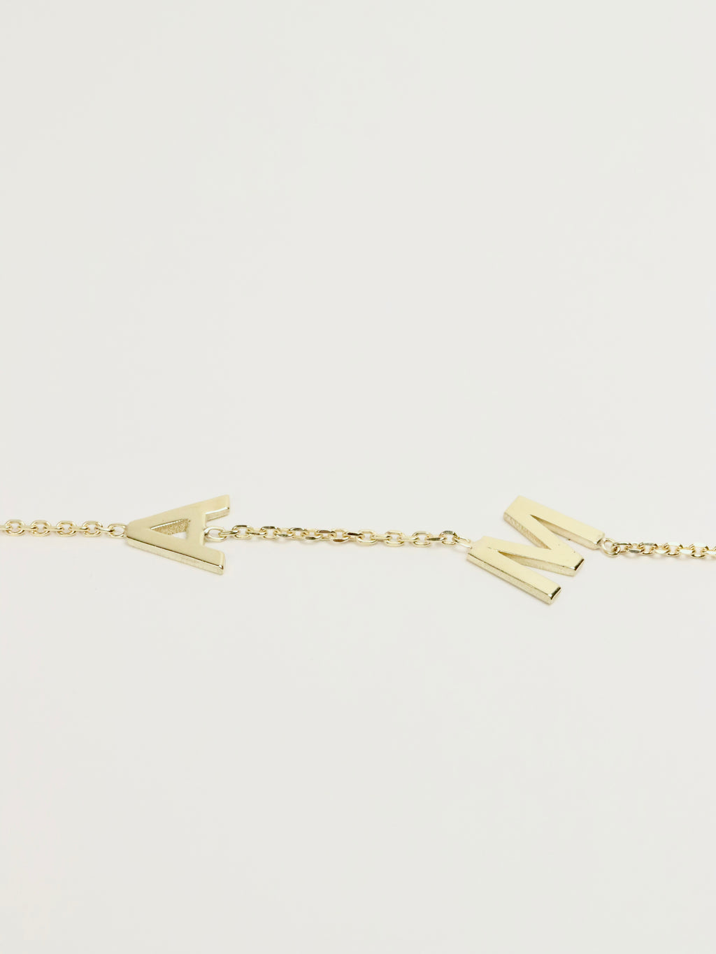 Atelier 2 - Initials Bracelet, 14K zlato