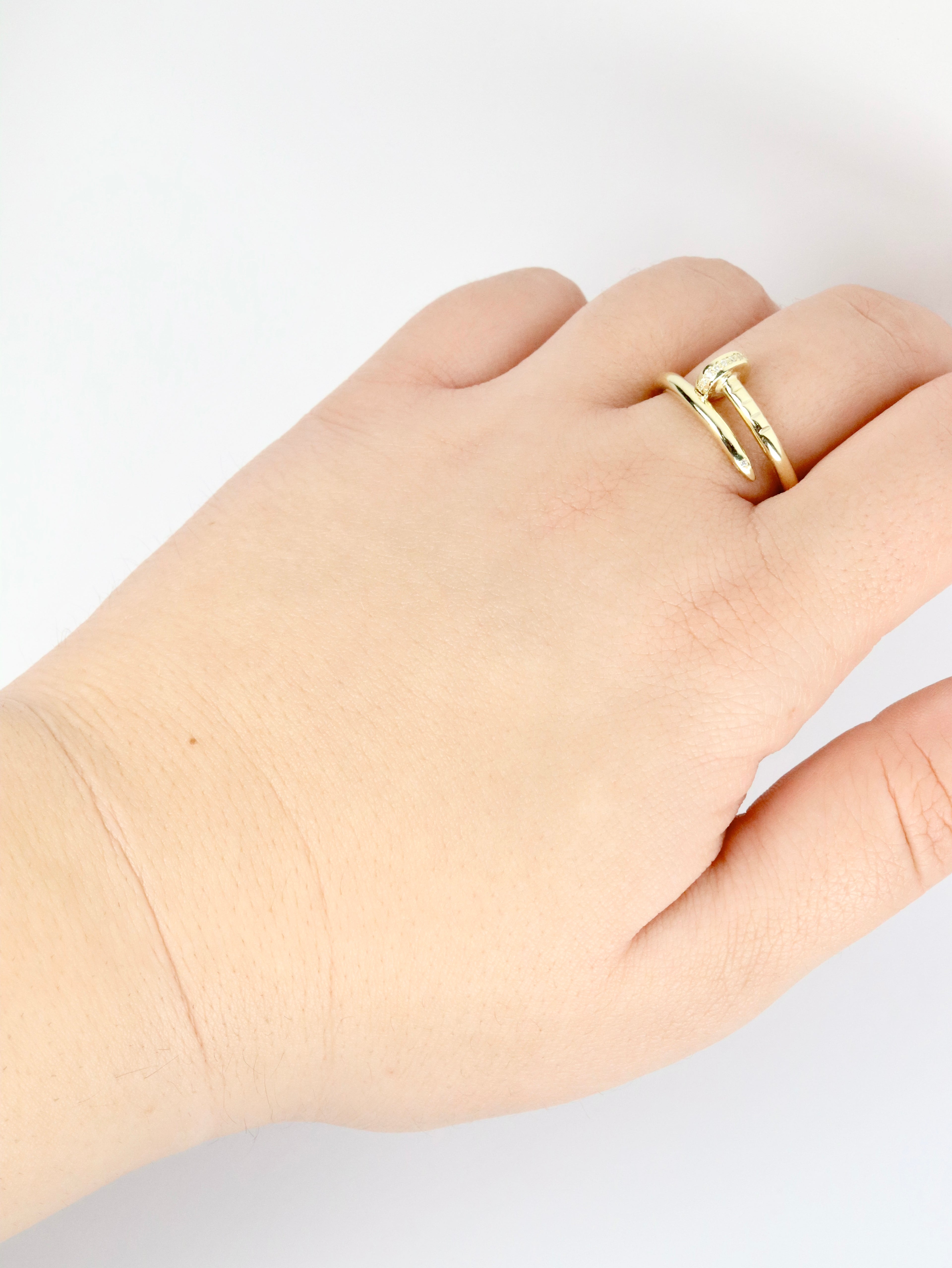 Atelier Nail Ring, 14K zlato