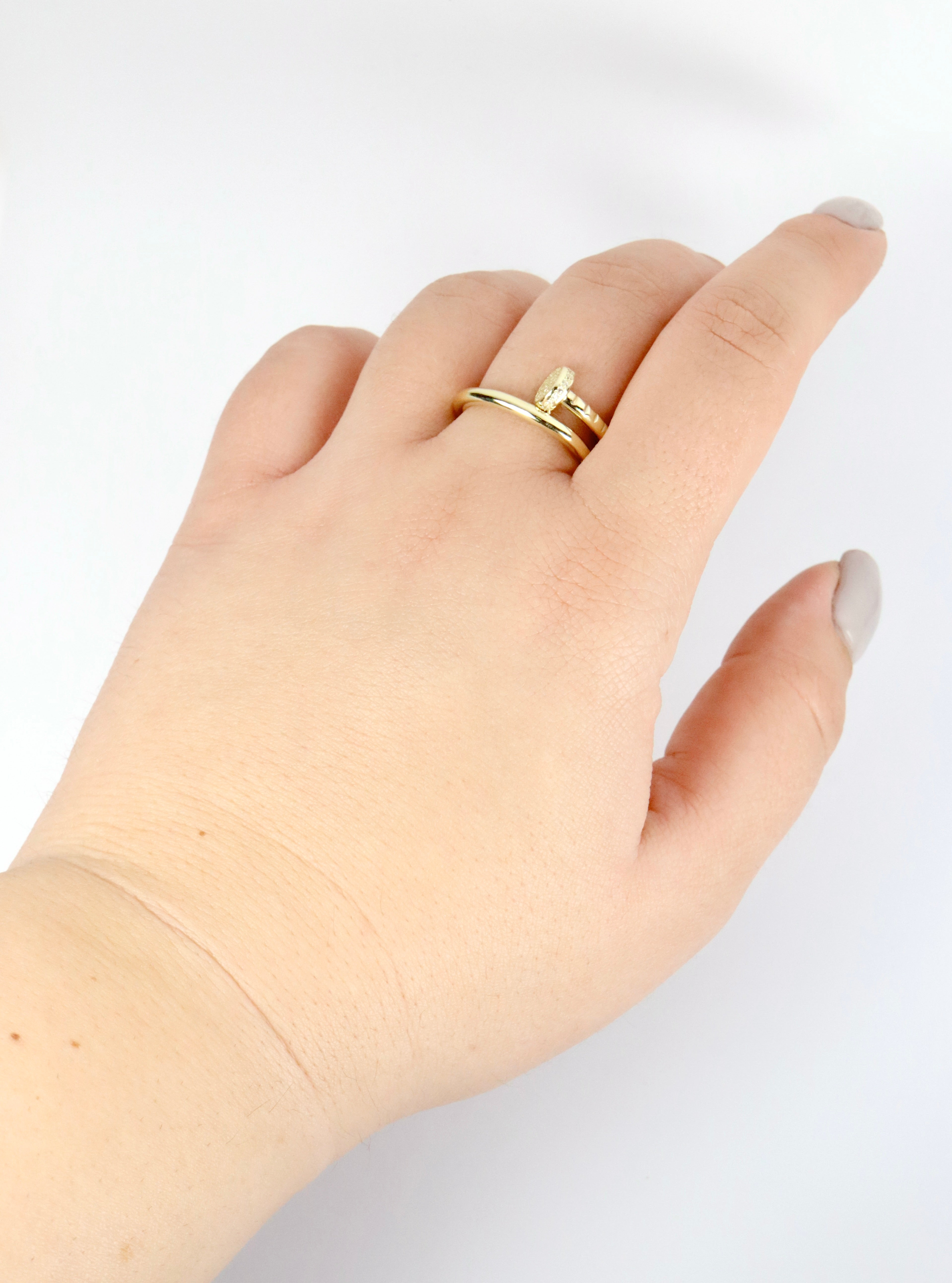 Atelier Nail Ring, 14K zlato