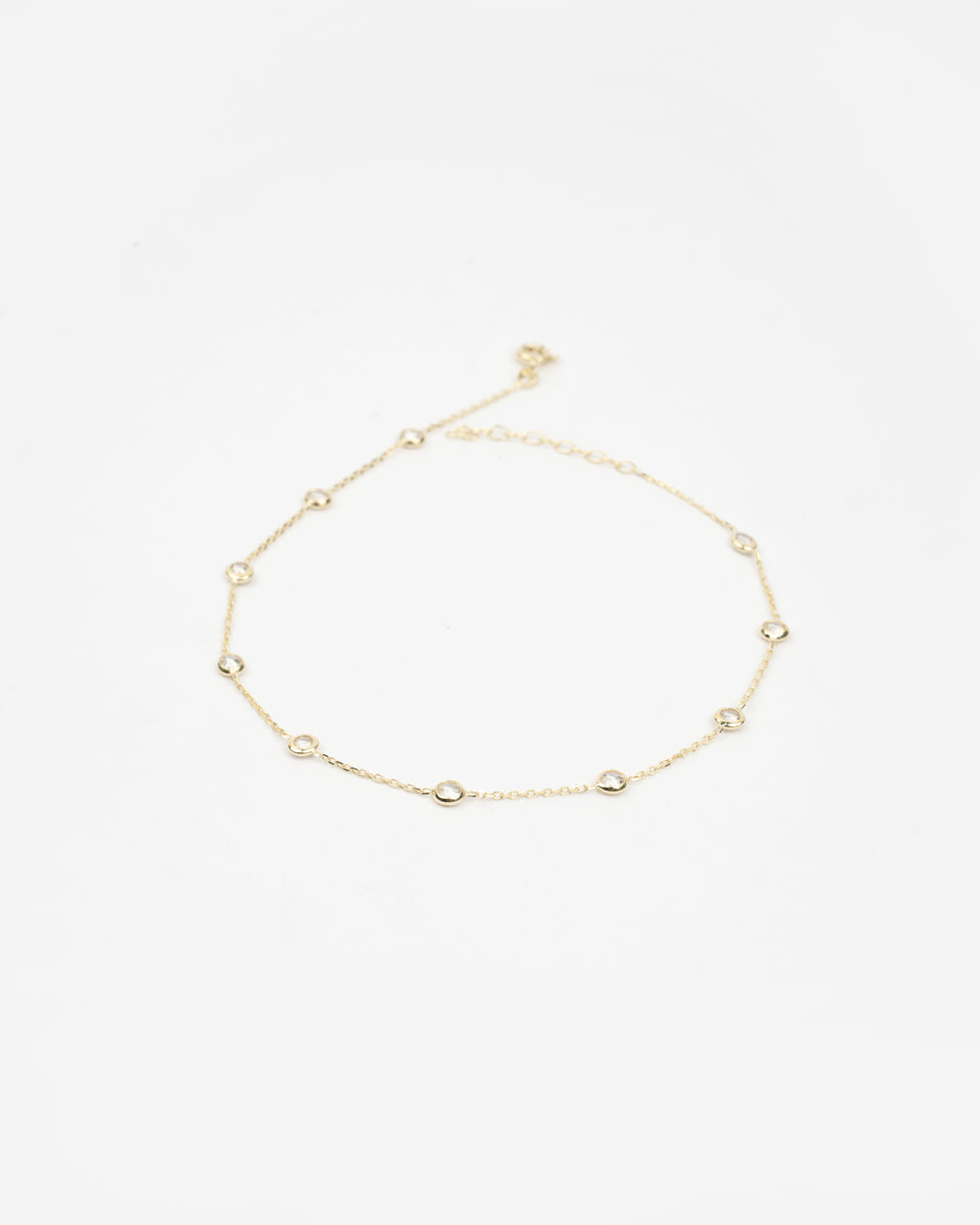 Náramok na nohu Lumière, 14K zlato