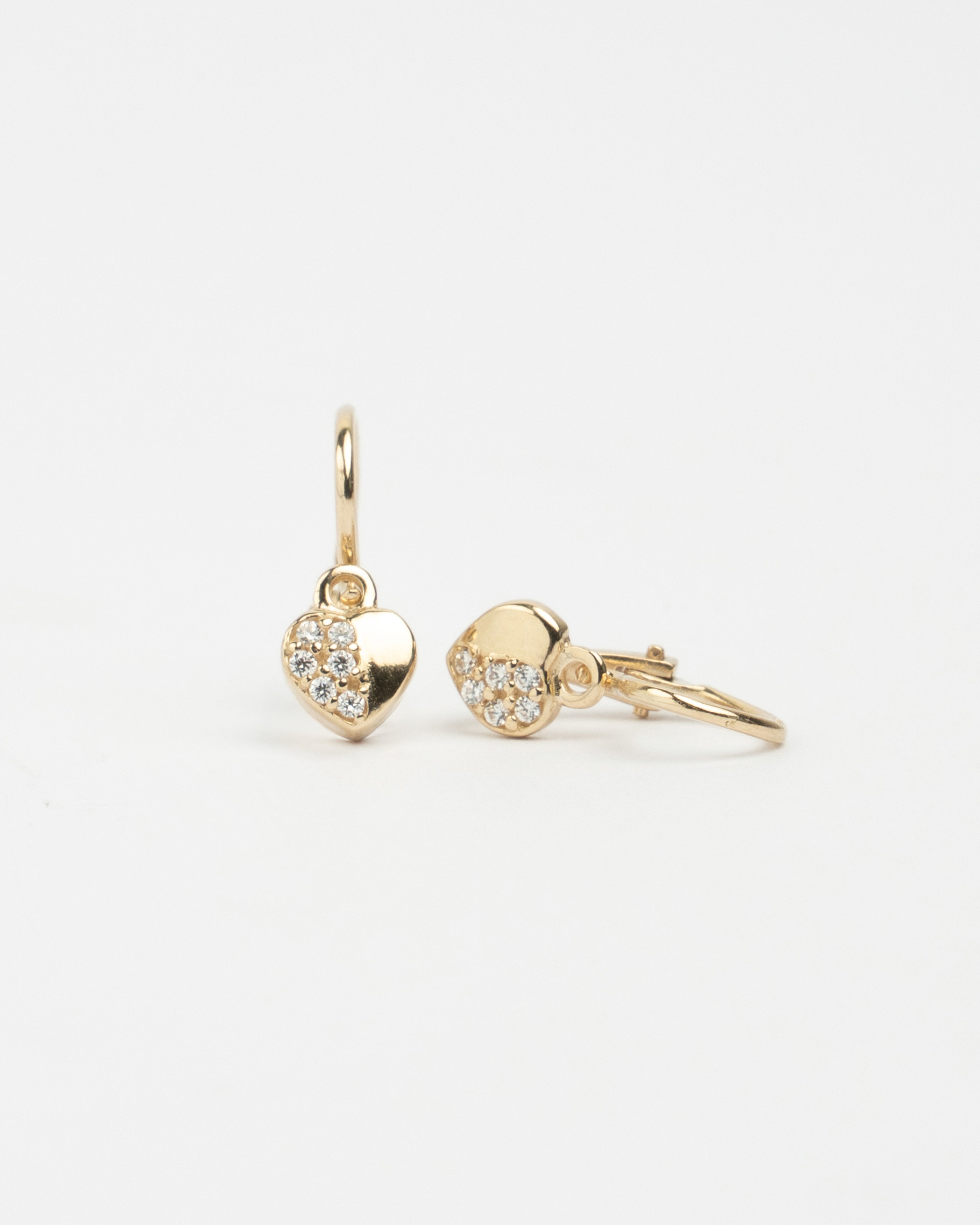 Náušnice Bella Cuore Mini, 14K zlato