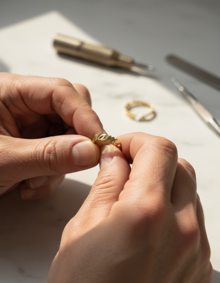 Atelier “MAMA” Ring, 14K zlato