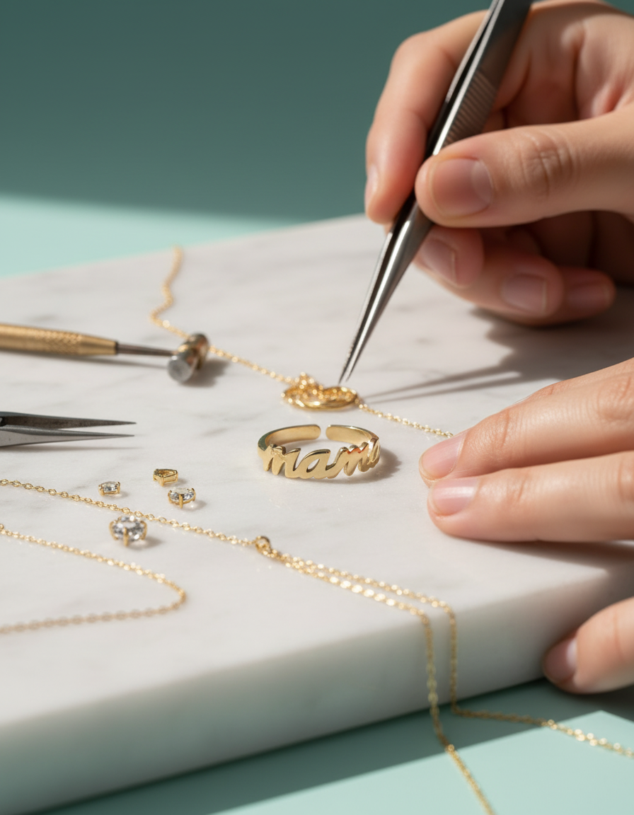 Atelier “MAMA” Ring, 14K zlato