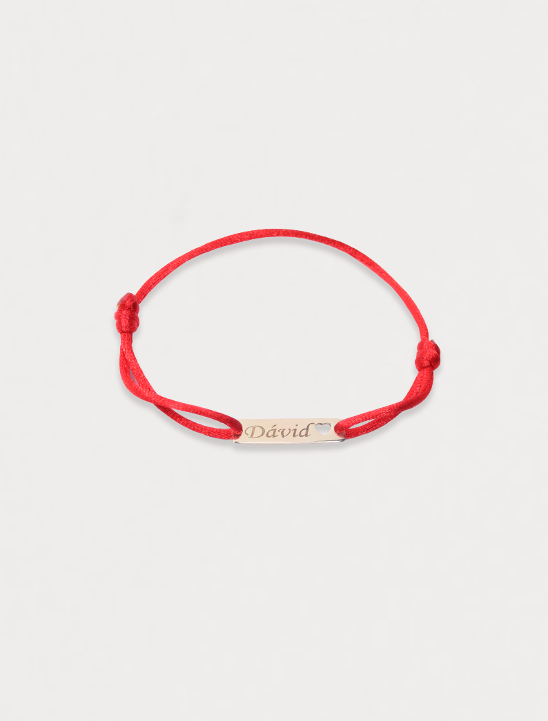 Atelier Heart Tag Bracelet, 14K zlato