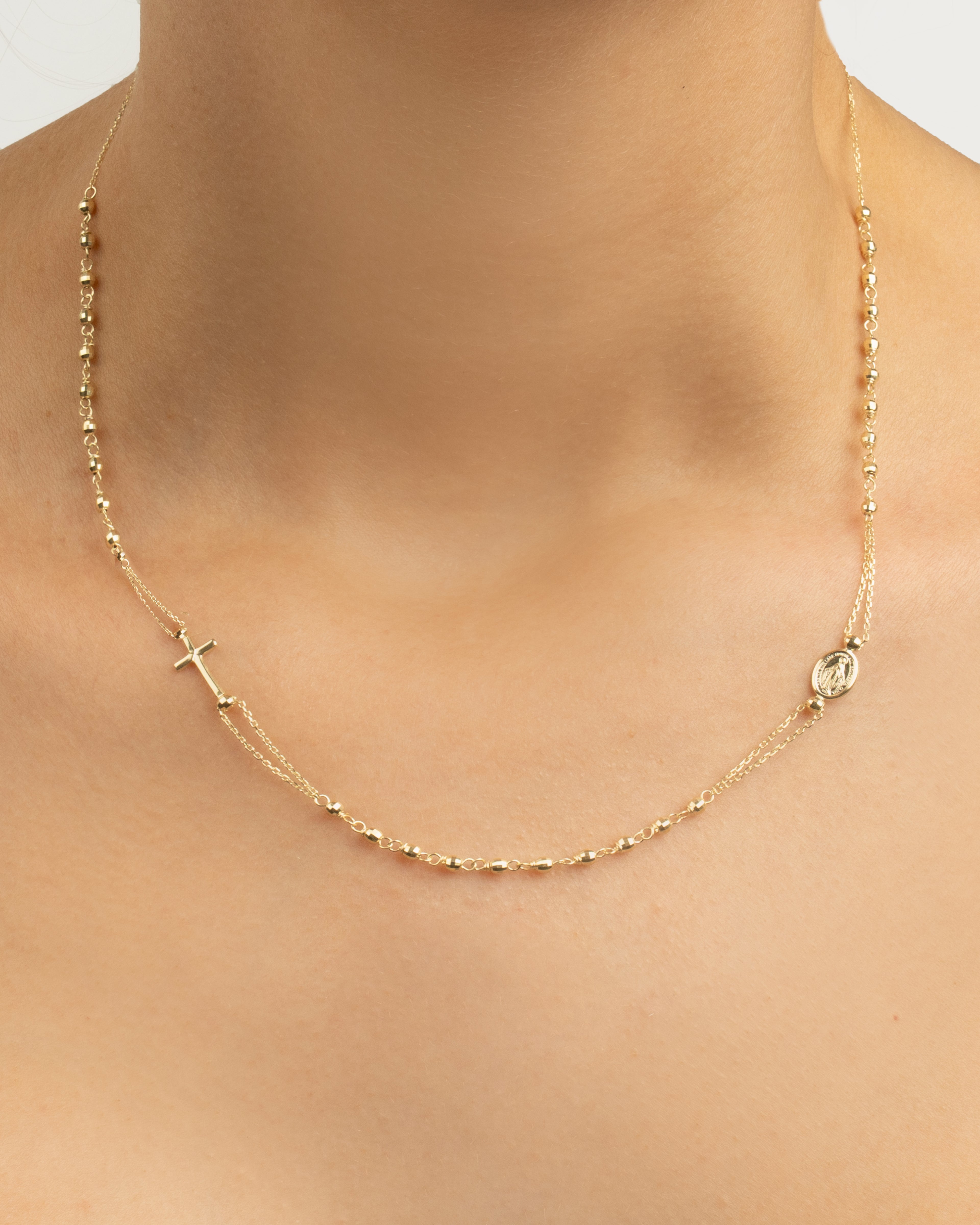 Náhrdelník Rosario Yellow, 14K zlato