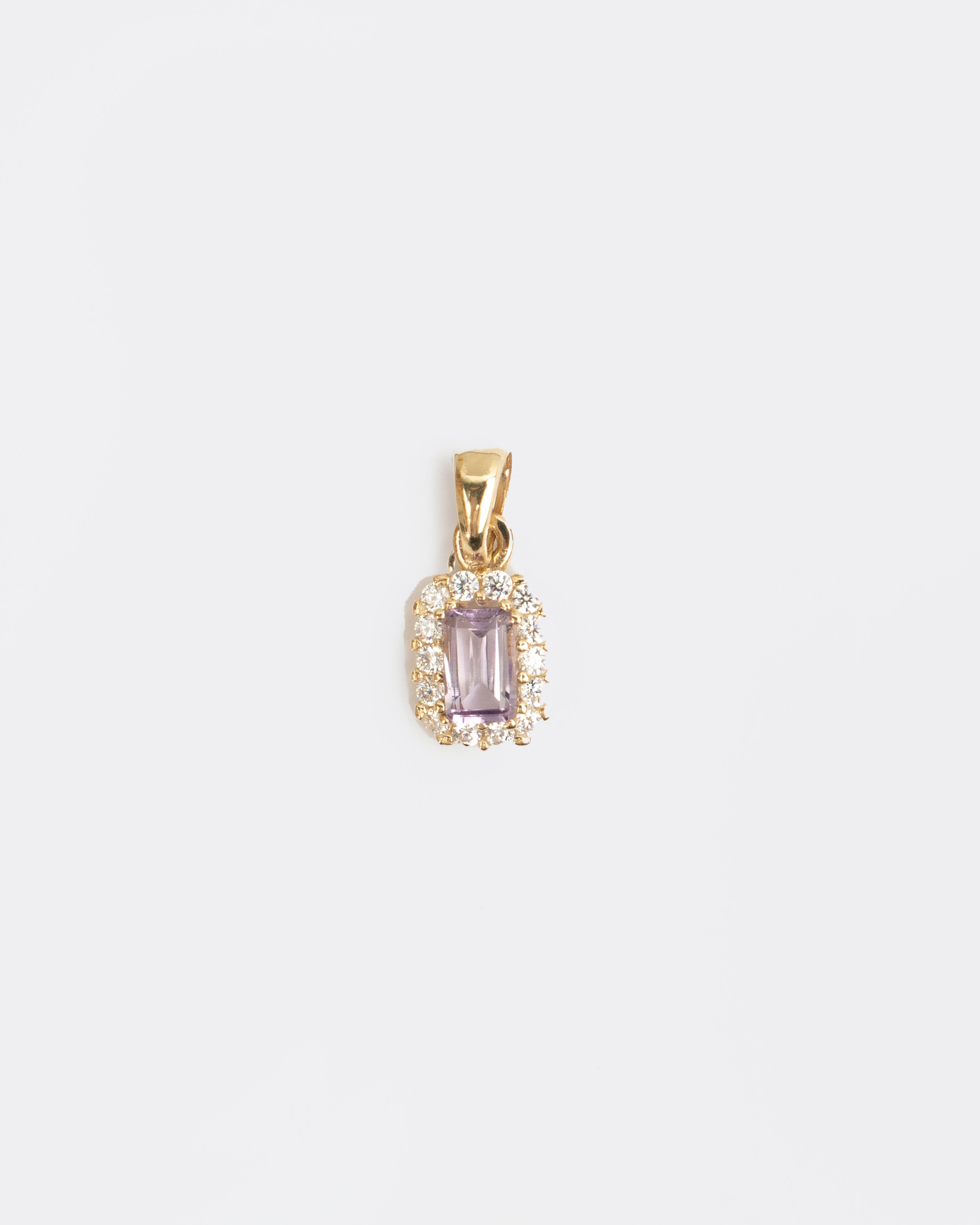 Prívesok Éclat Améthyste, 14K zlato