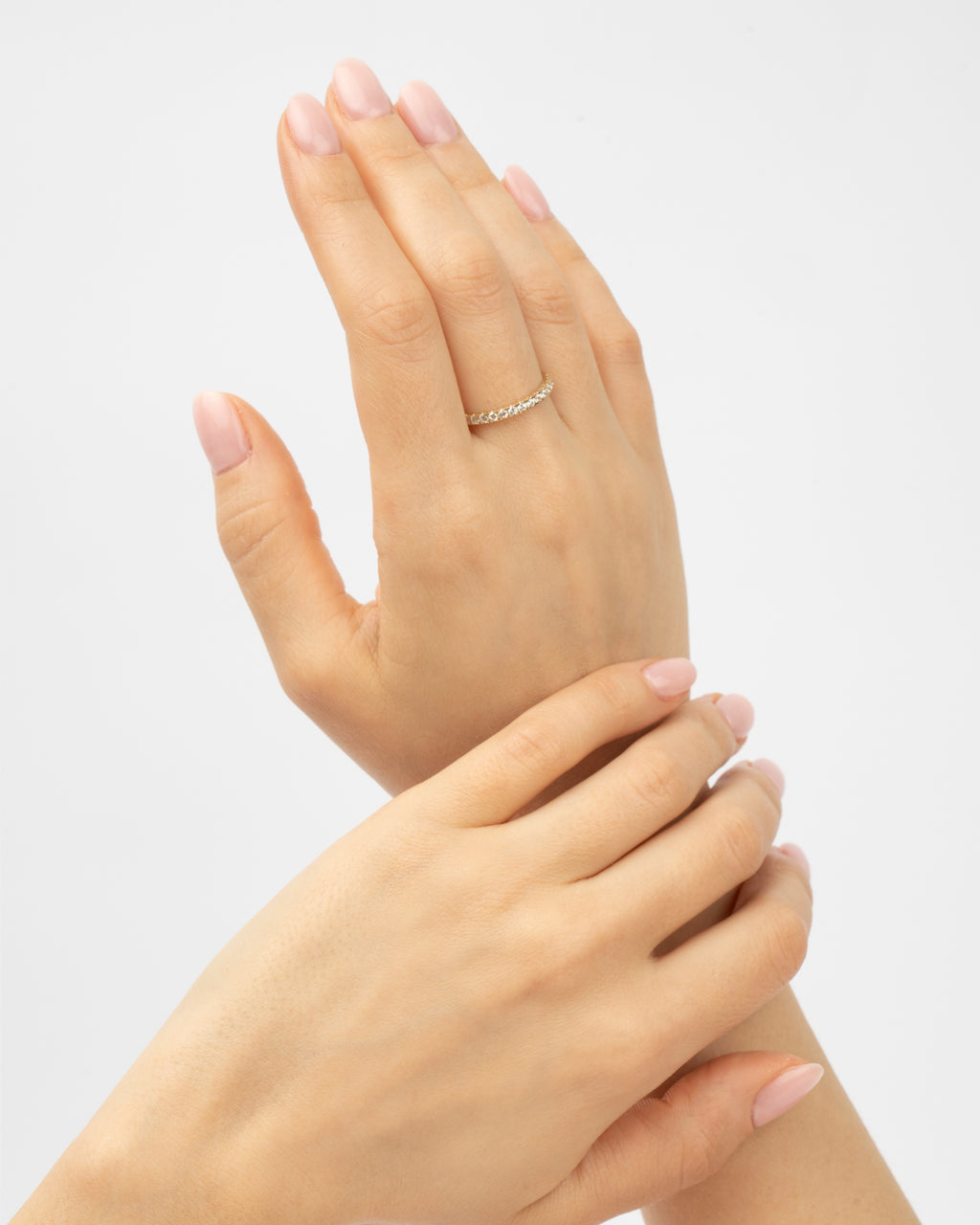 Prsteň Liora Half Eternity, 14K zlato