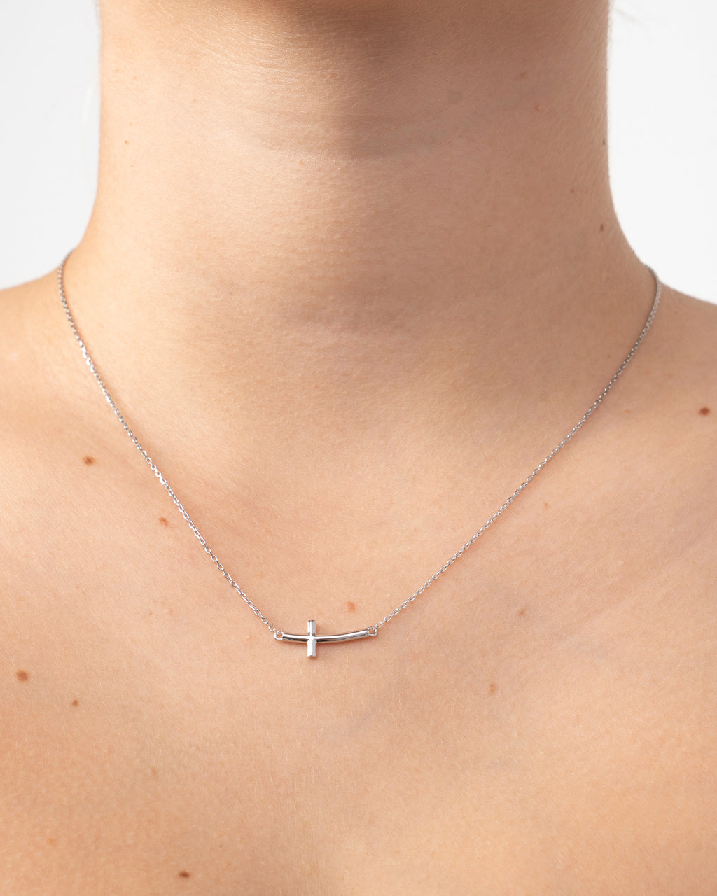 Náhrdelník Sacré Ligne, 14K biele zlato