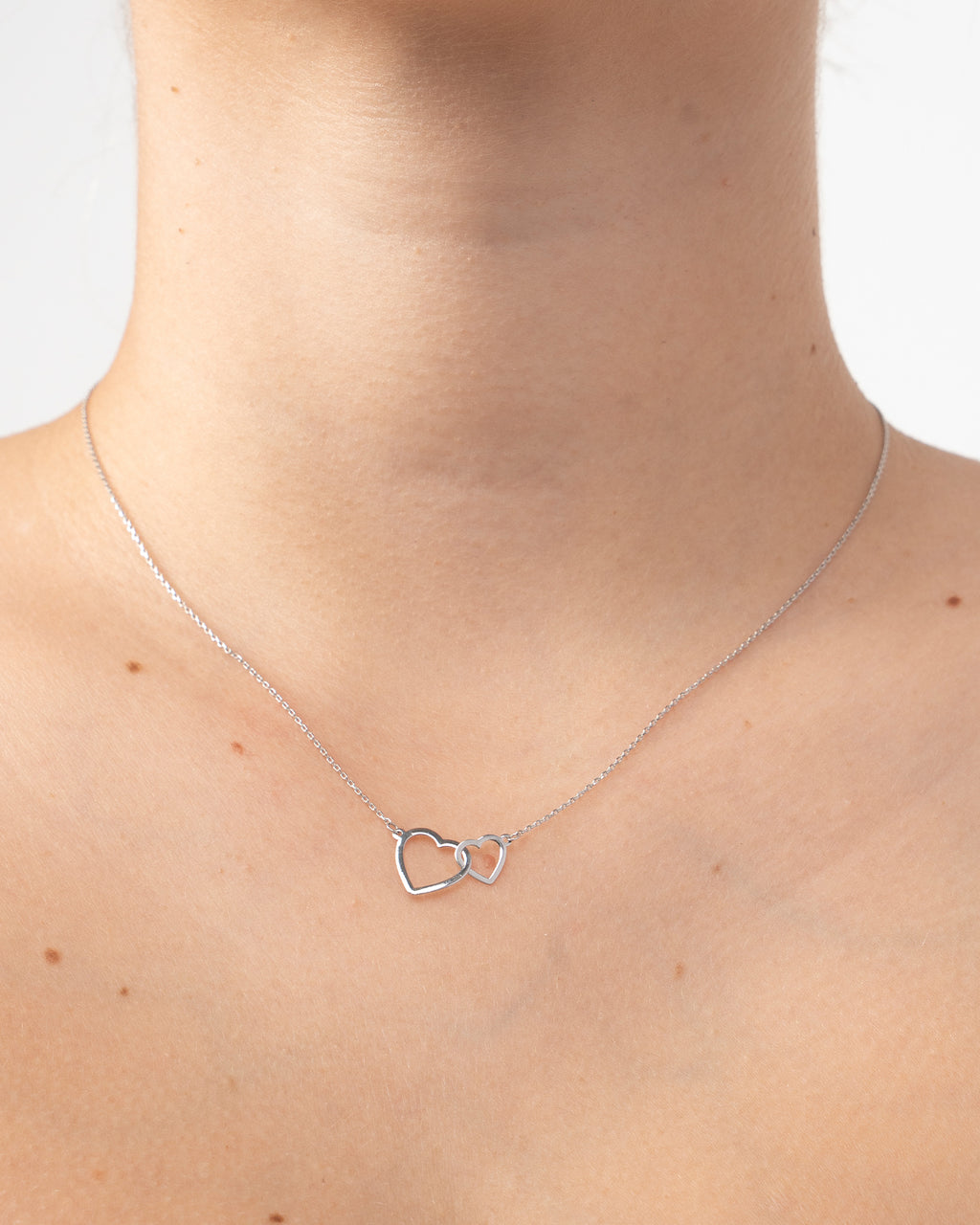 Náhrdelník Together, 14K biele zlato