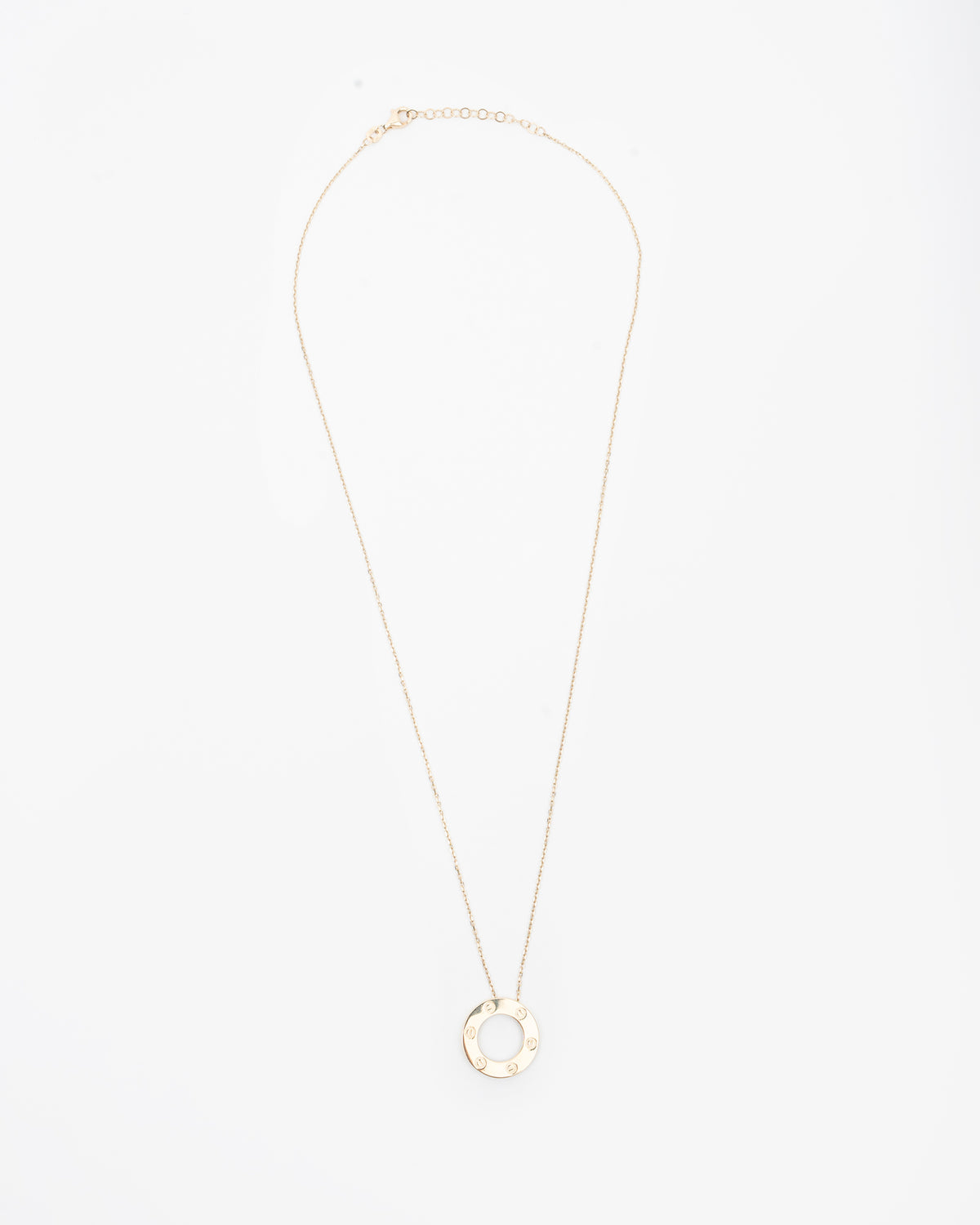 Náhrdelník Clou Cercle, 14K zlato