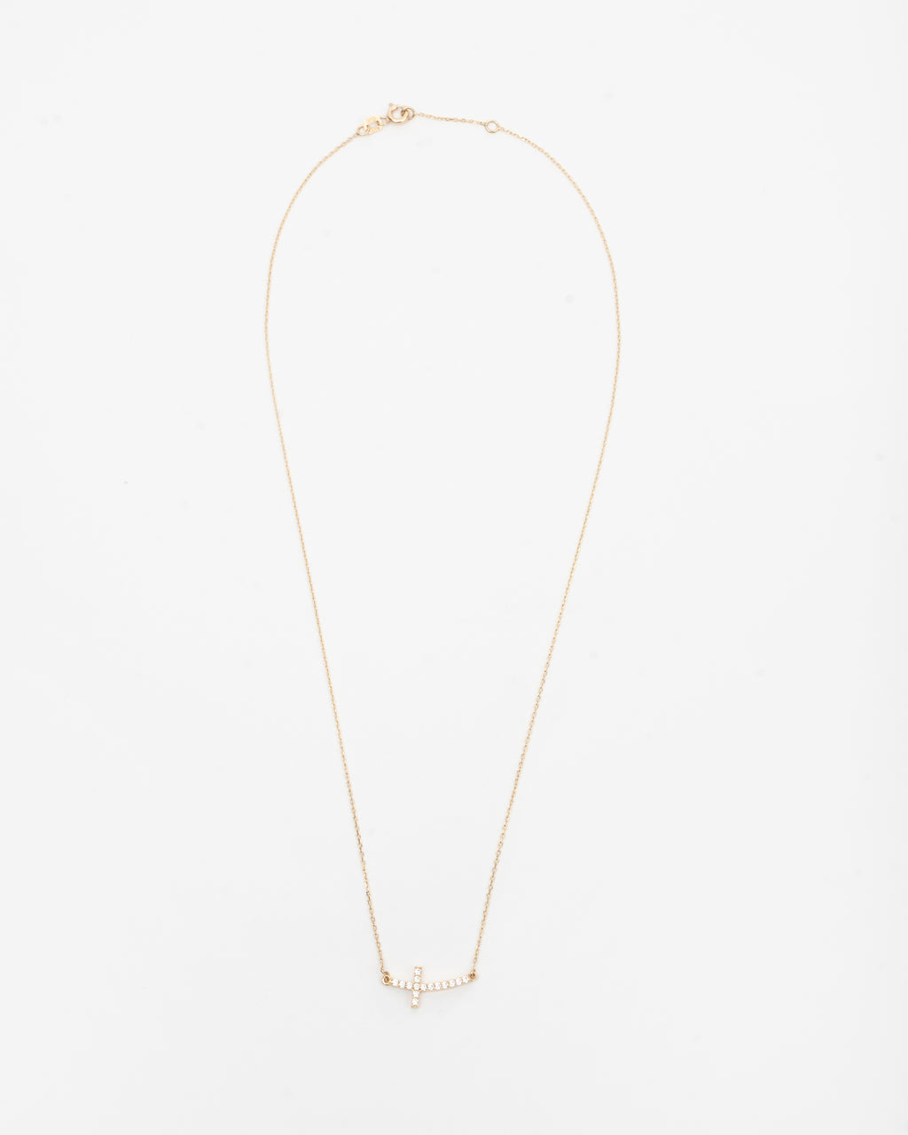 Náhrdelník Sacré Ligne Pavé, 14K zlato