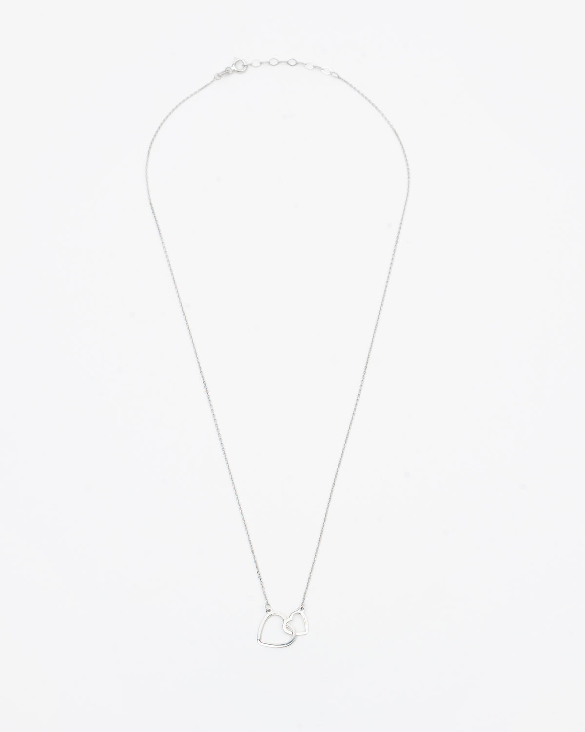 Náhrdelník Together, 14K biele zlato