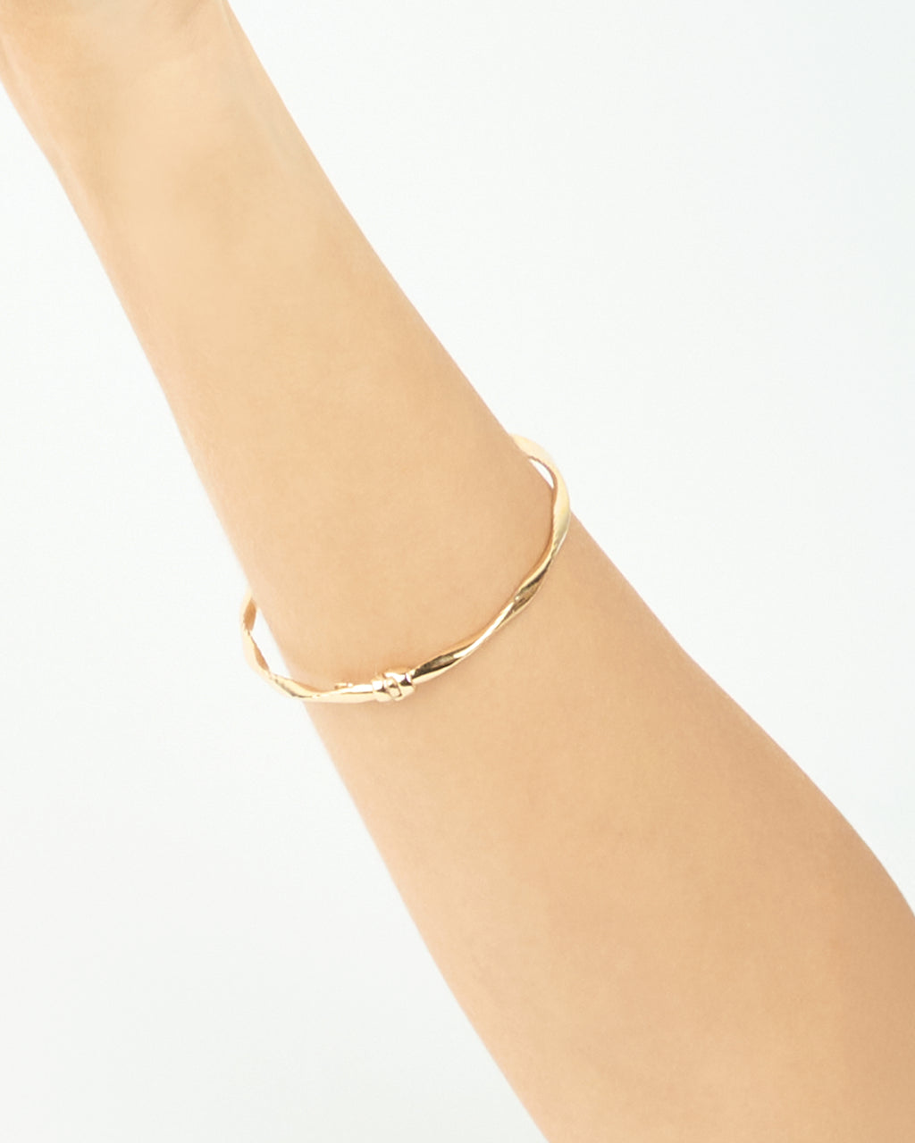 Pevný náramok Eterna Twist, 14K zlato