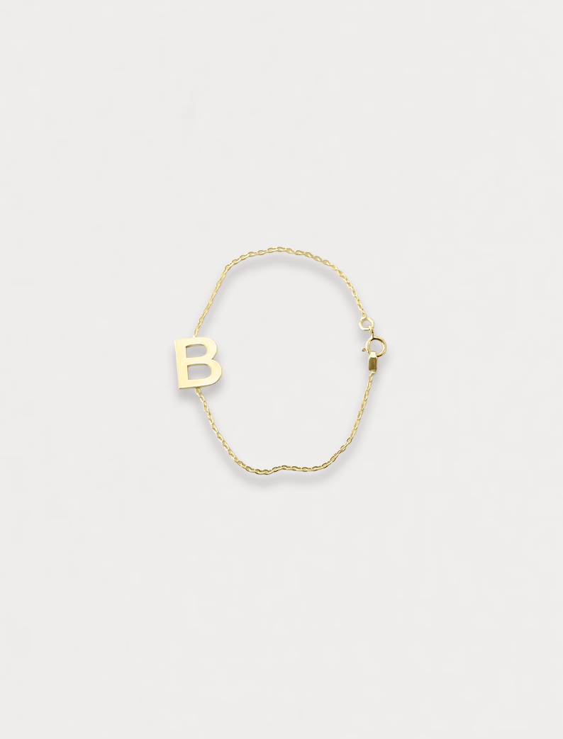 Atelier Initial Bracelet – Bold Classic, 14K zlato