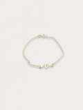 Atelier Letter Bracelet , 14K zlato