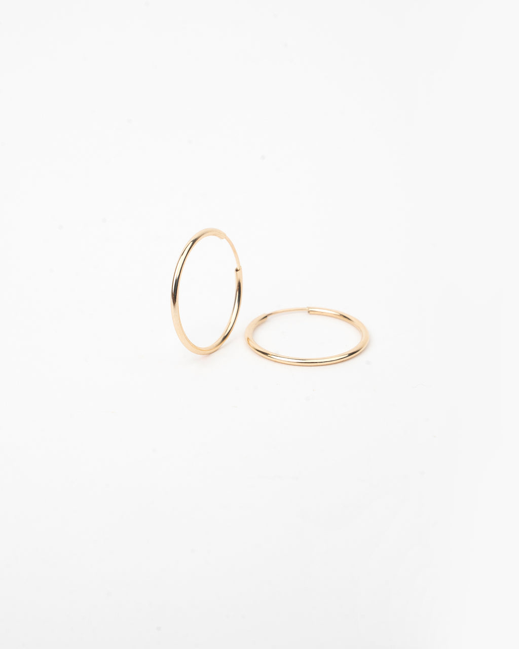 Náušnice Classic Hoop 2 cm, 14K zlato