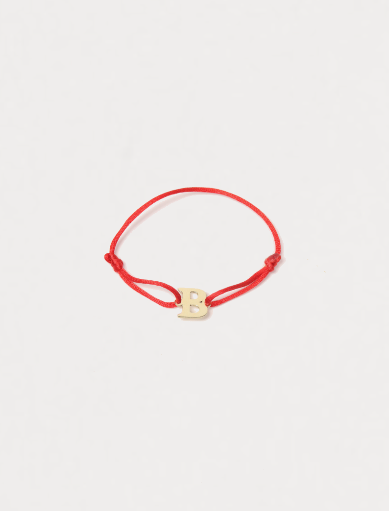 Atelier Initial Bracelet, 14K zlato