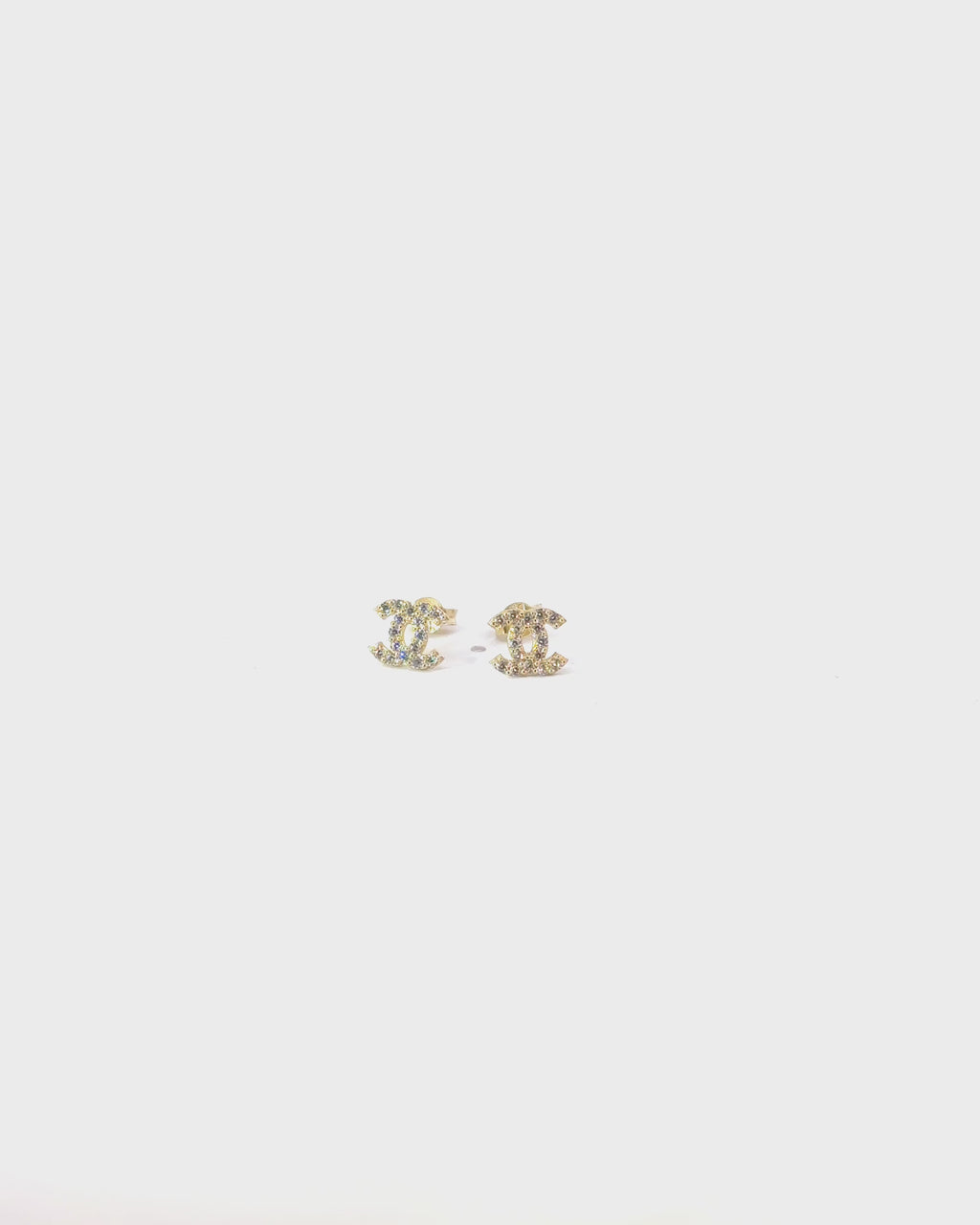 Napichovacie náušnice Étoile C Mini, 14K zlato