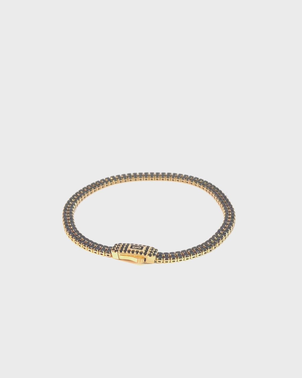 Náramok Lumine Tennis Doublé Black, 14K