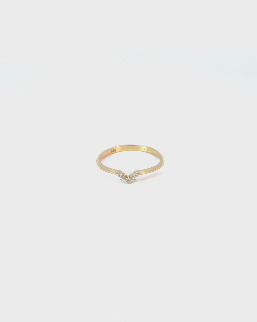 Prsteň Vellora, 14K zlato