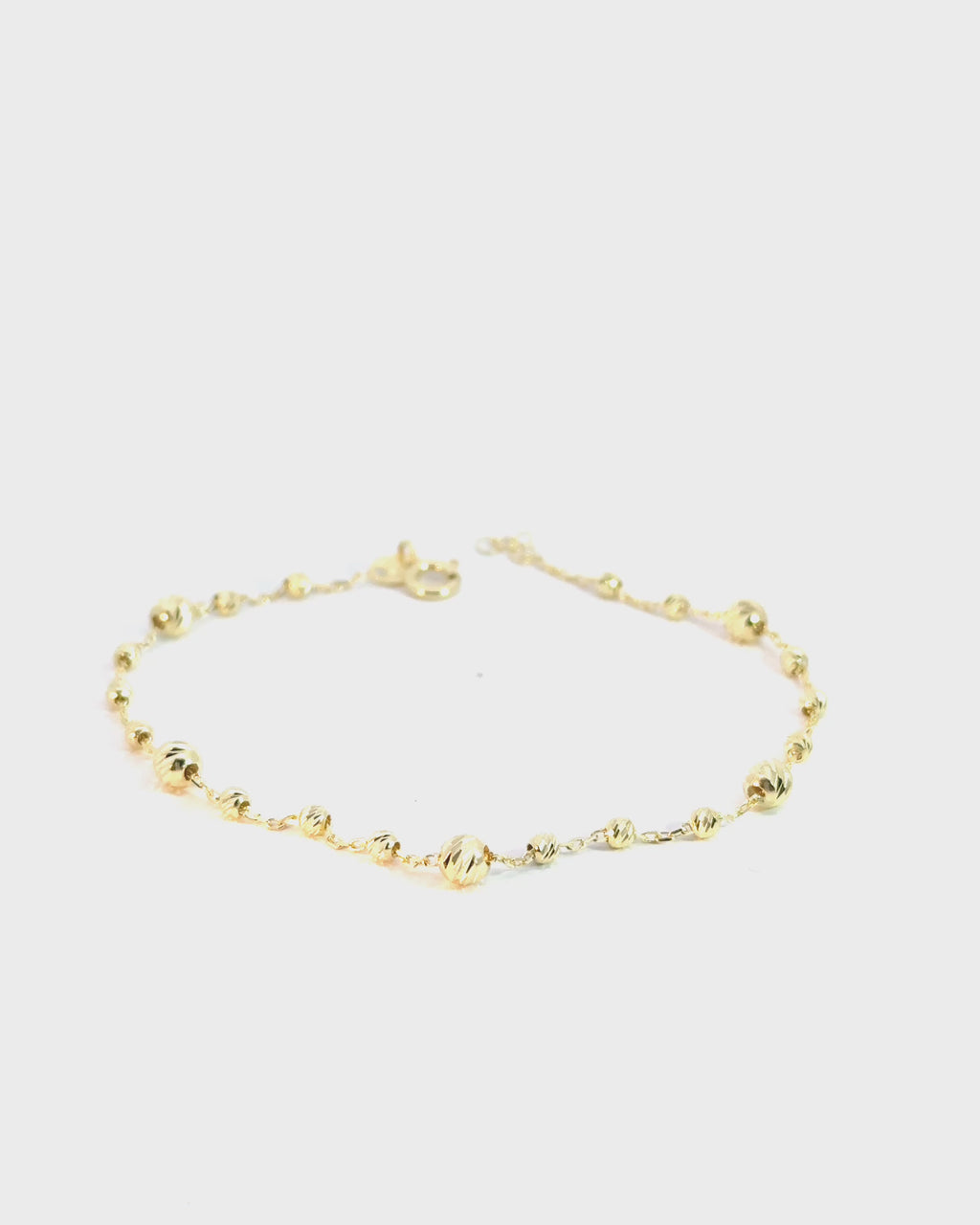 Náramok Elowen Beads žltý, 14K zlato