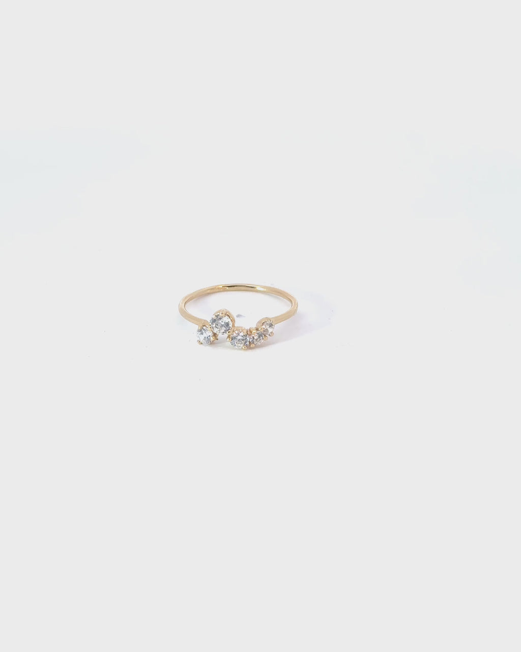 Prsteň Lumière, 14K zlato