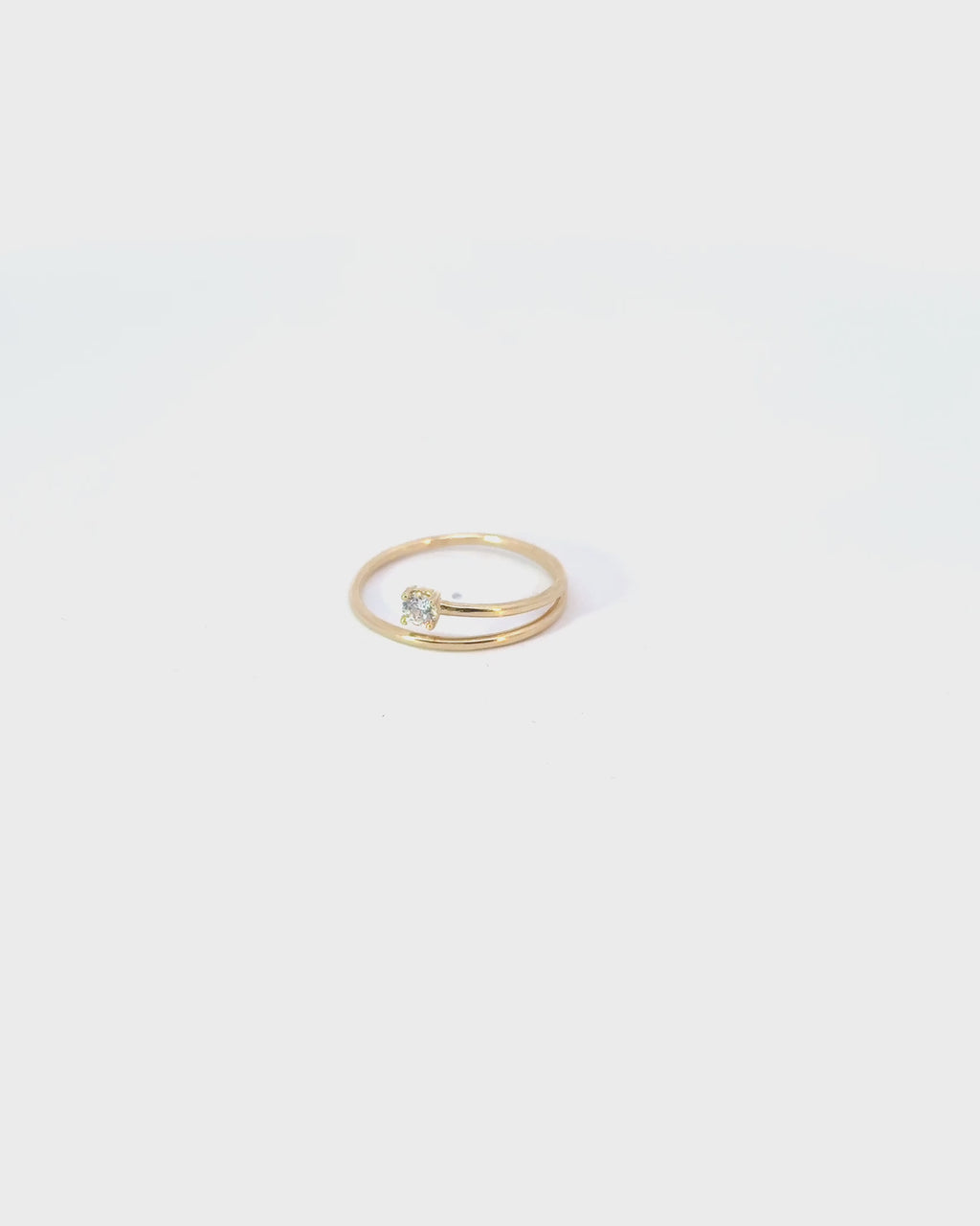 Prsteň Sereia, 14K zlato