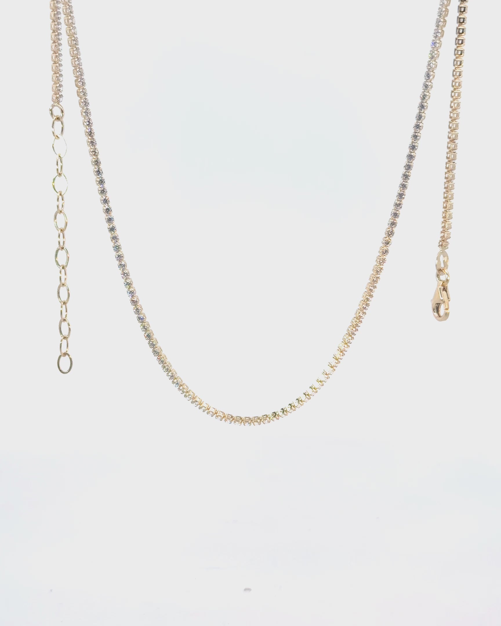 Náhrdelník Lumine Tennis , 14K zlato