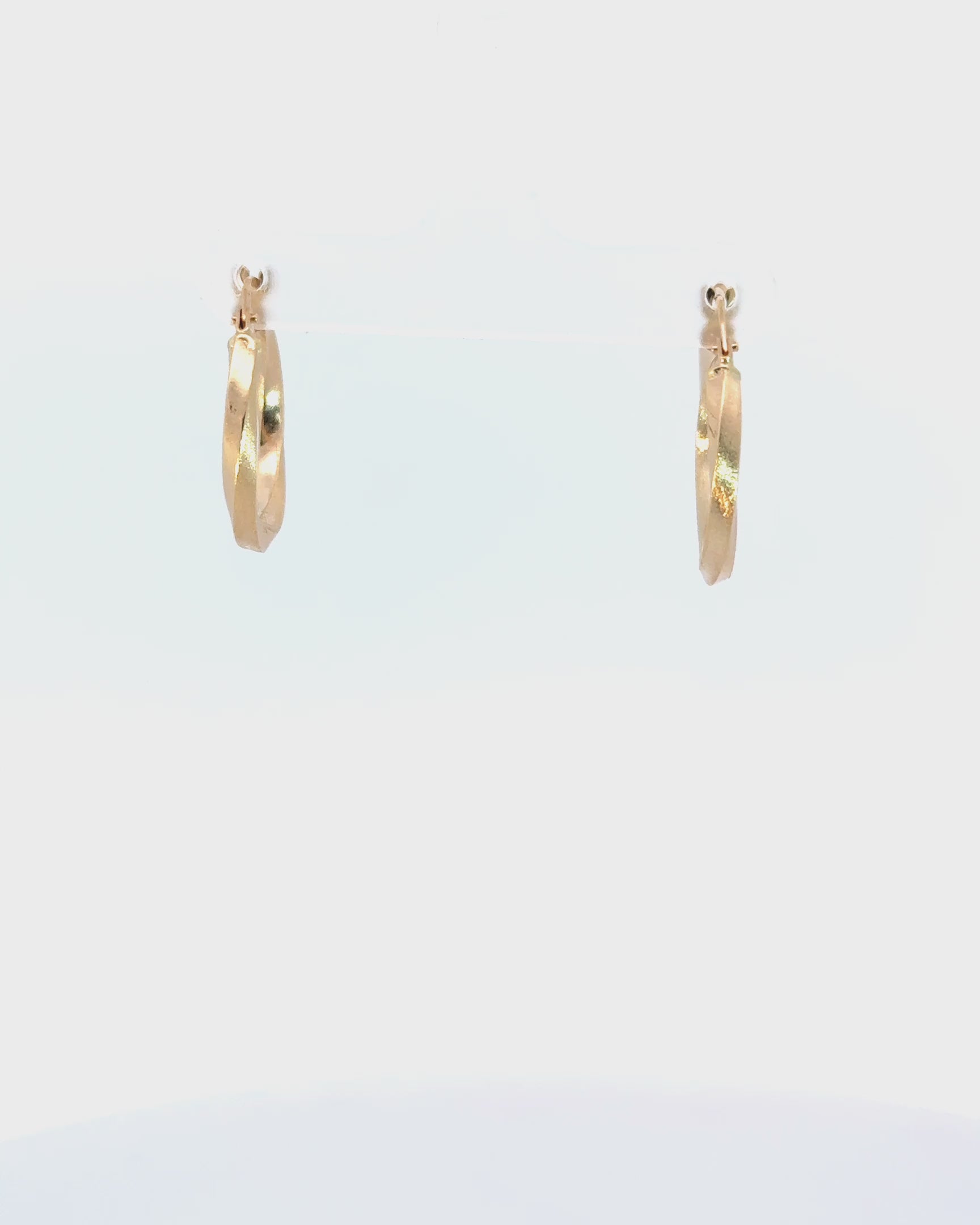 Náušnice Twist Éclat, 14K zlato