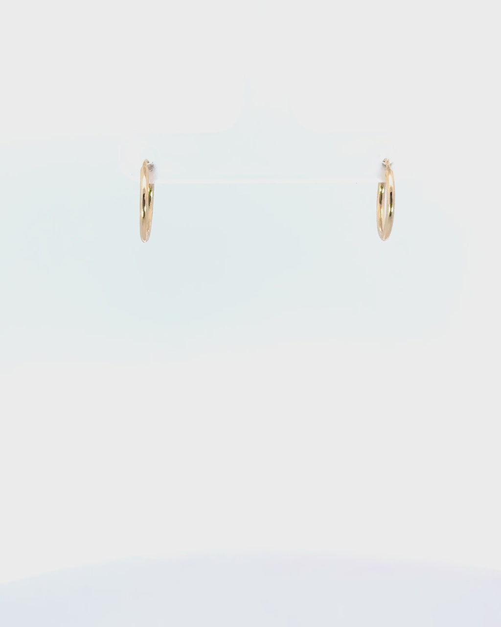 Náušnice Classic Hoop 1,2 cm, 14K zlato