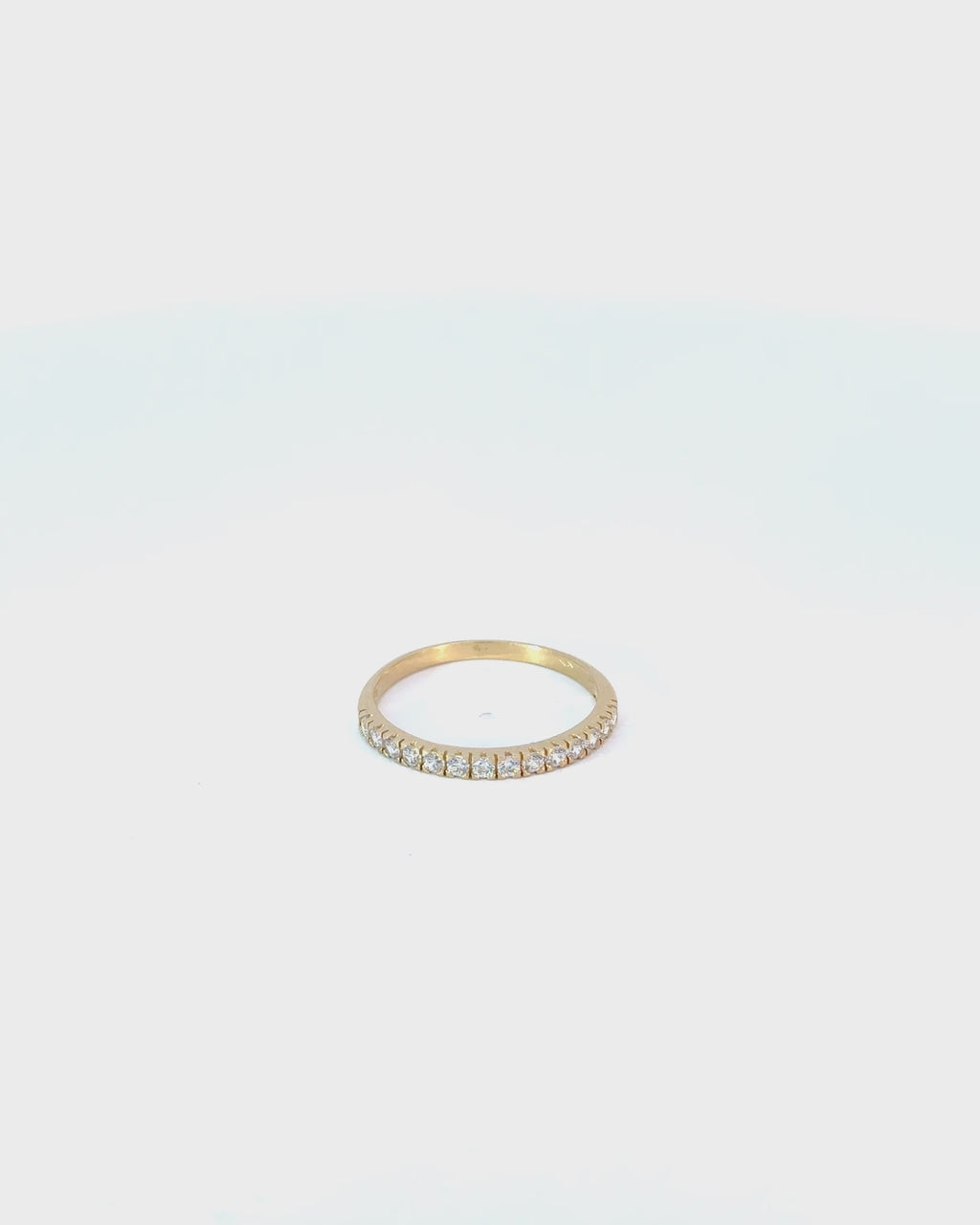 Prsteň Liora Half Eternity, 14K zlato