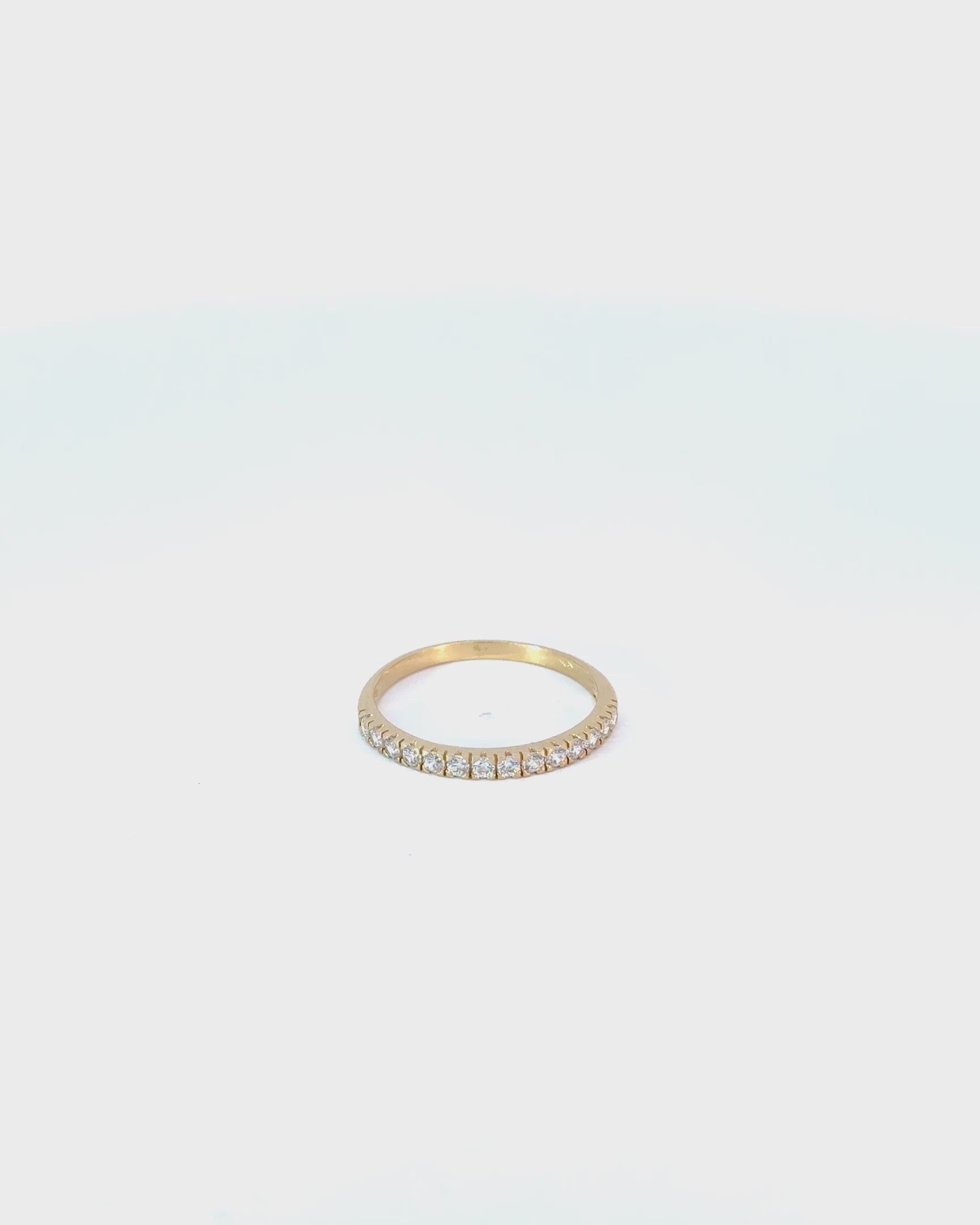 Prsteň Liora Half Eternity, 14K zlato