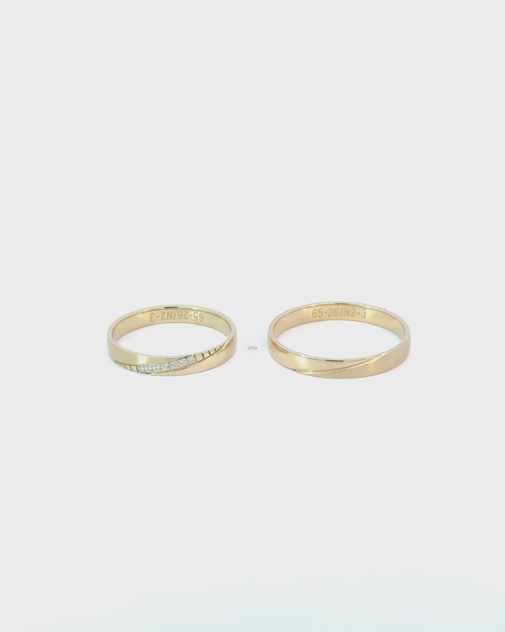 Obrúčky Sacred, 14K zlato