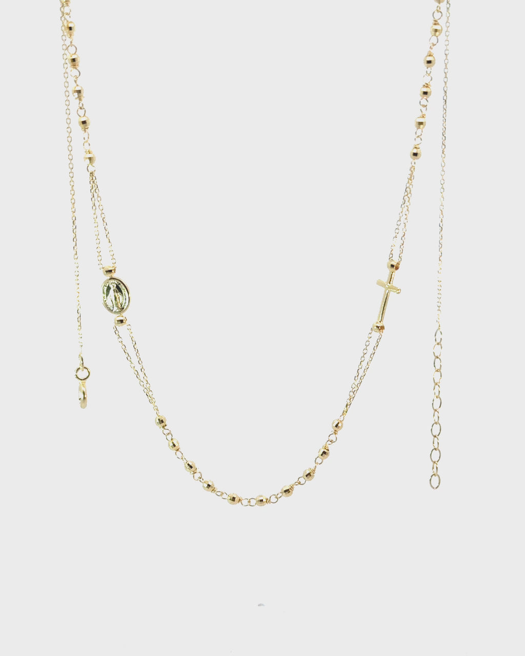 Náhrdelník Rosario Yellow, 14K zlato