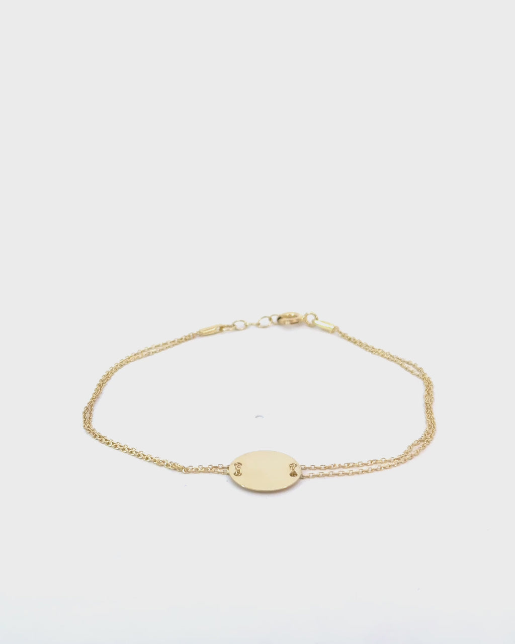 Náramok Luna Disc, 14K zlato