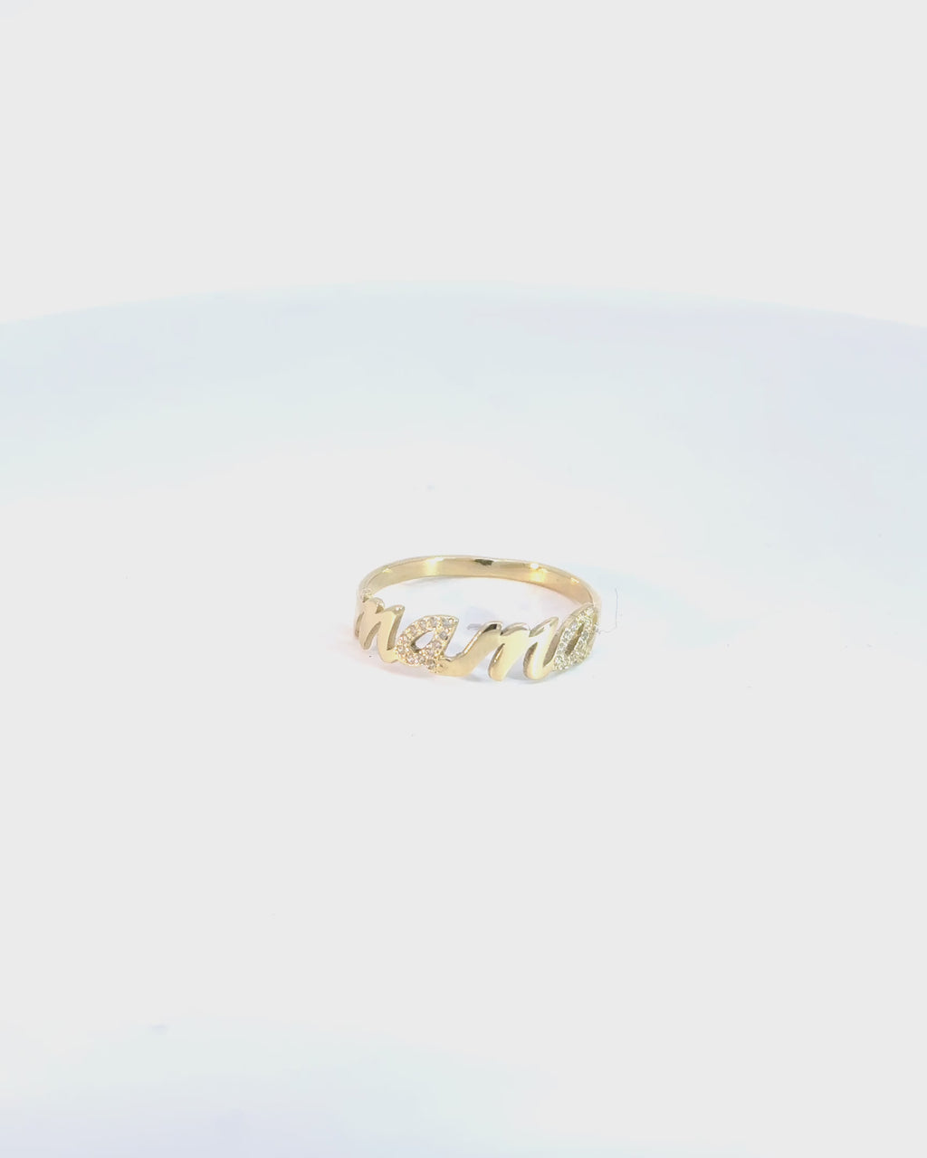 Atelier “MAMA” Glow Ring, 14K zlato