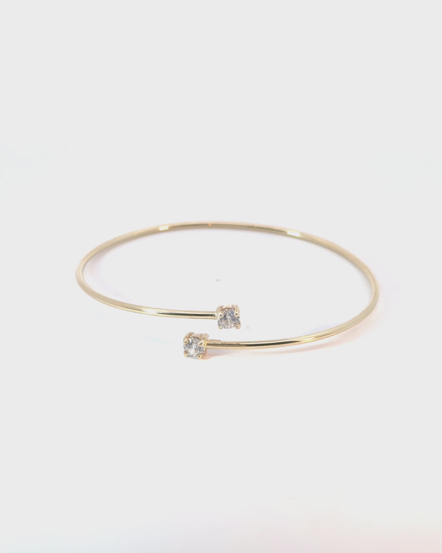 Pevný náramok Adele, 14K zlato