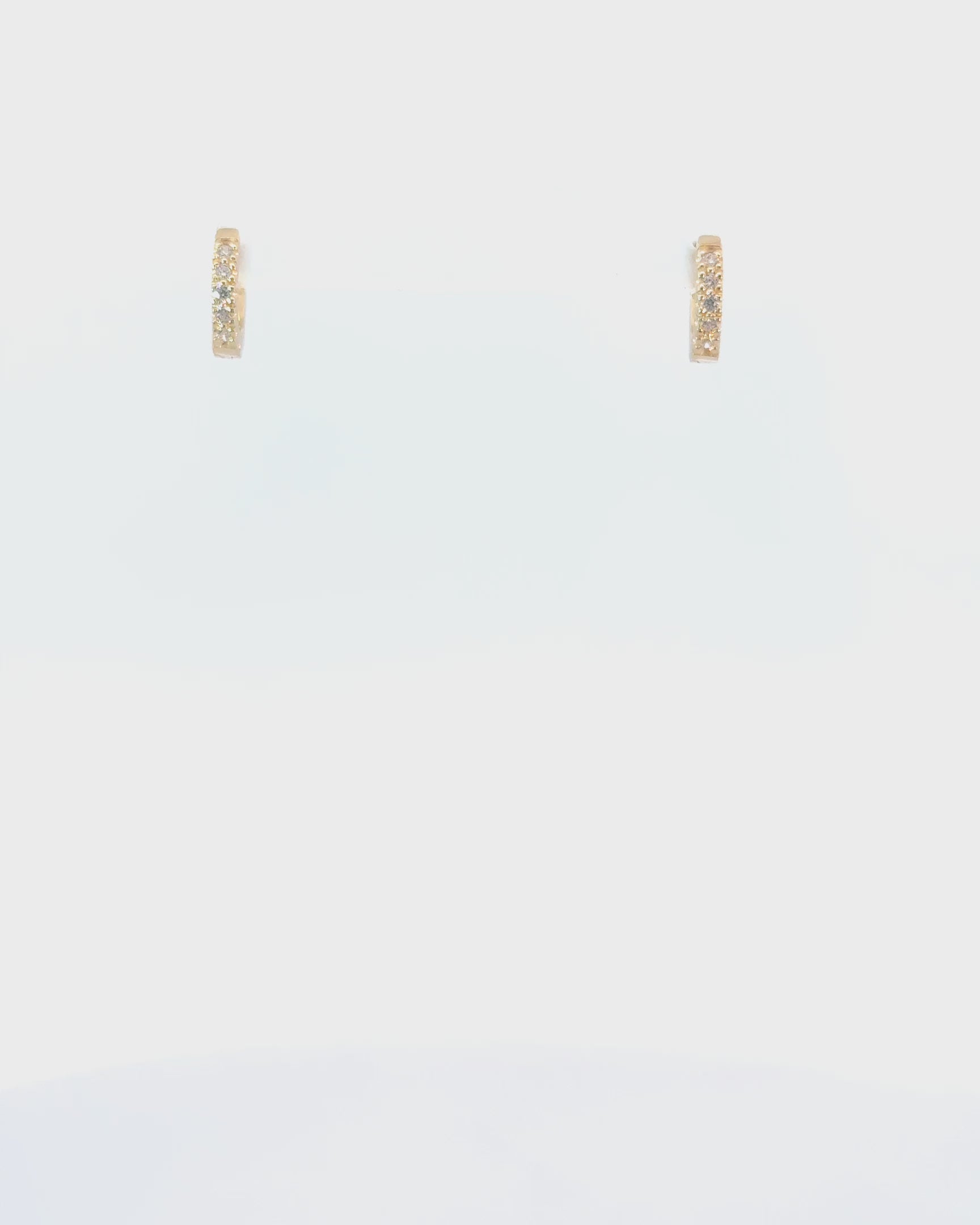 Mini kružky Luné, 14K zlato