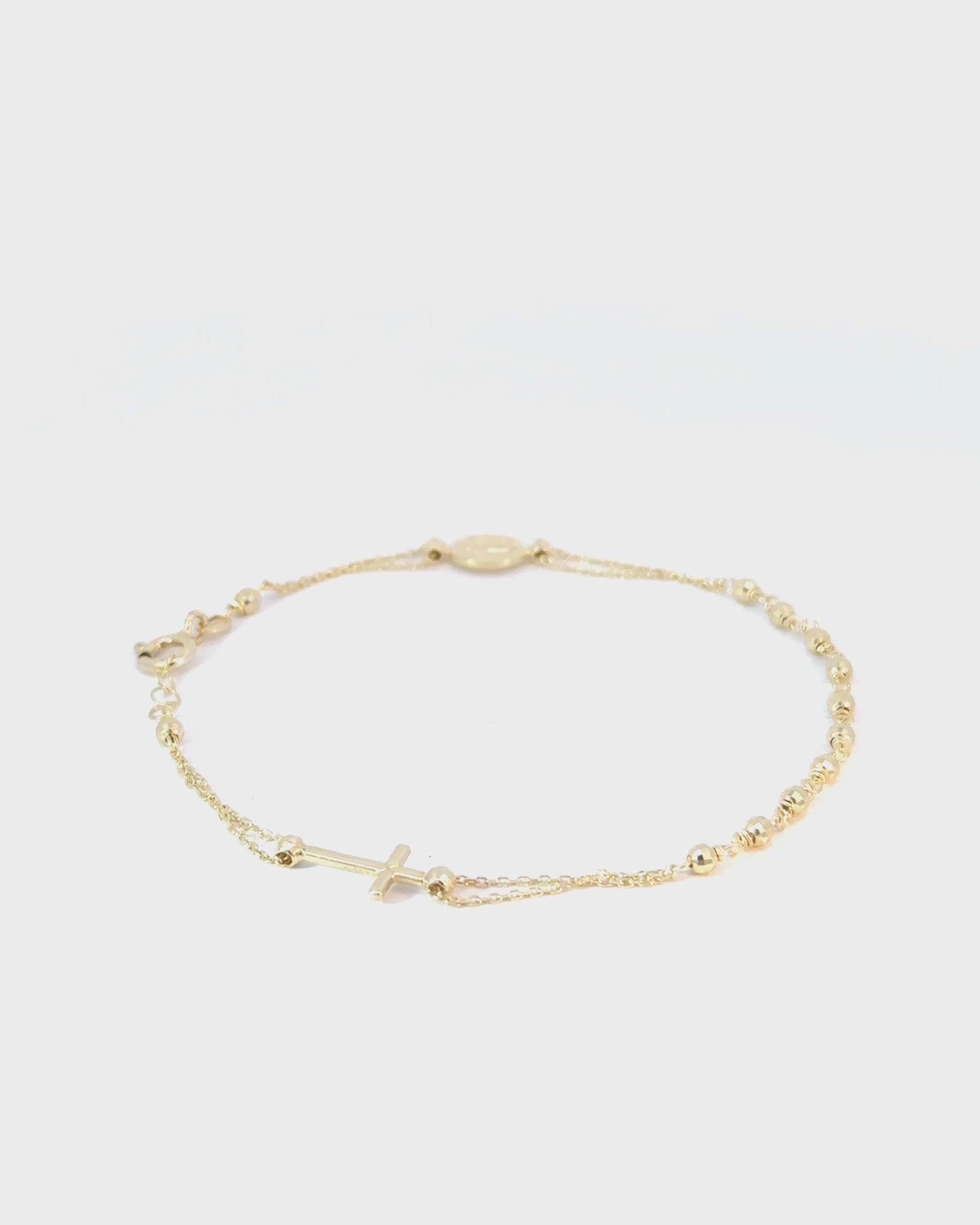 Náramok Rosario Yellow, 14K zlato