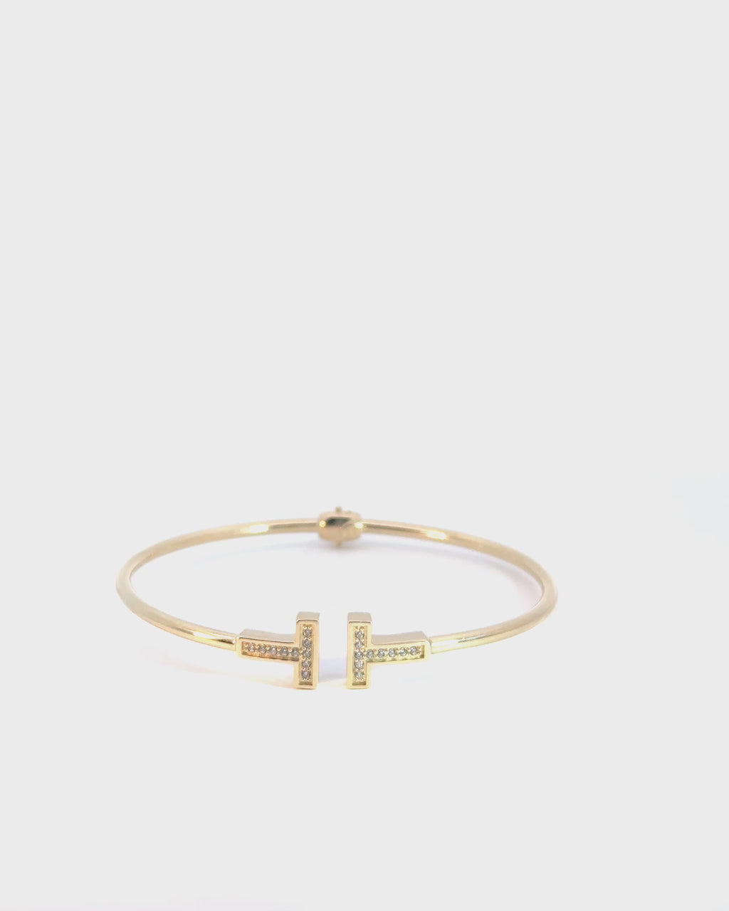 Pevný náramok Auriel Tessera, 14K zlato
