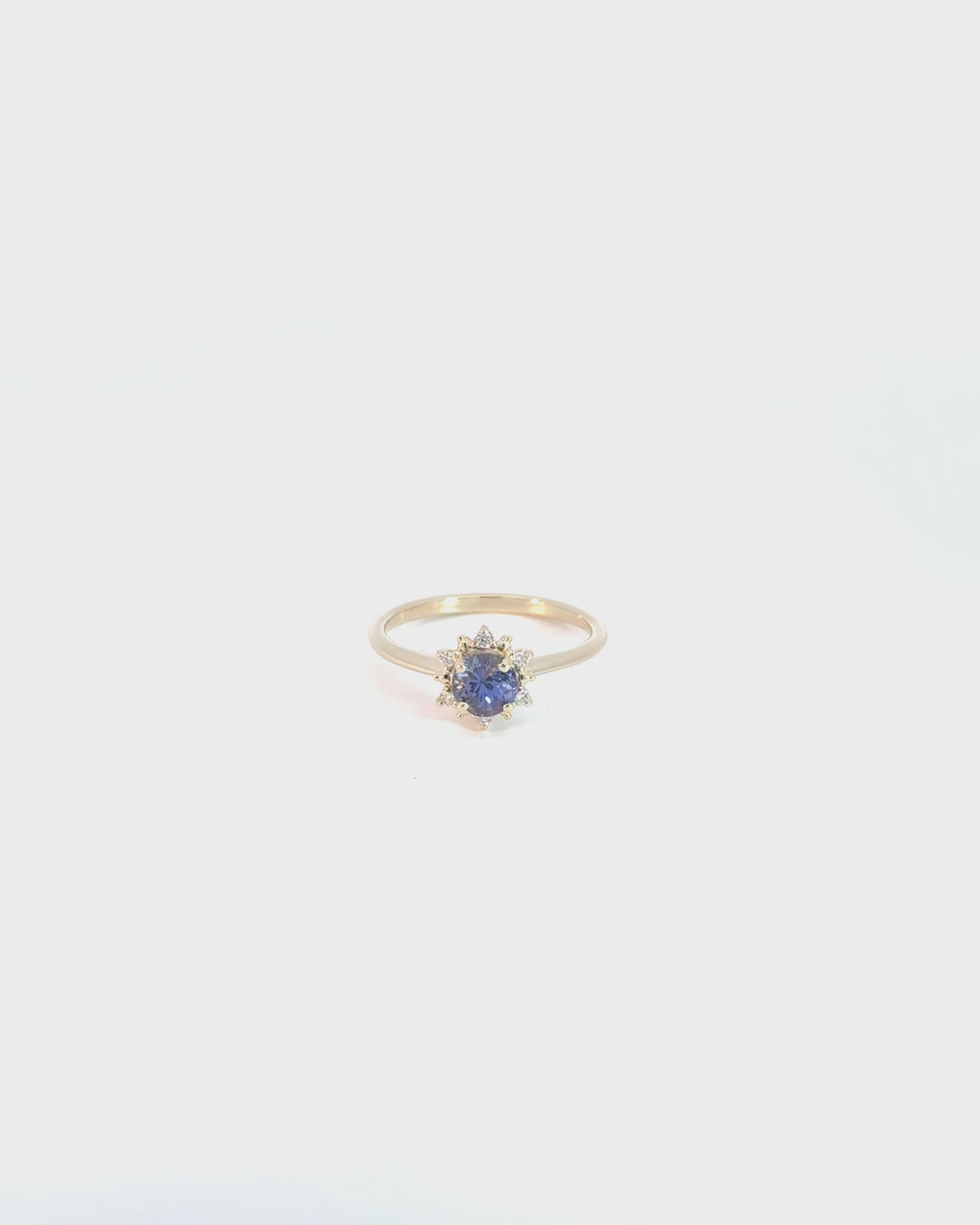 Prsteň Aurora Tanzanite Bloom , 14K zlato