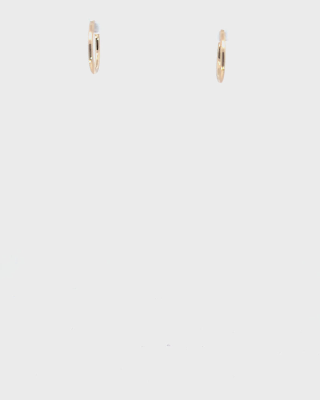 Náušnice Classic Hoop 1,5 cm, 14K zlato