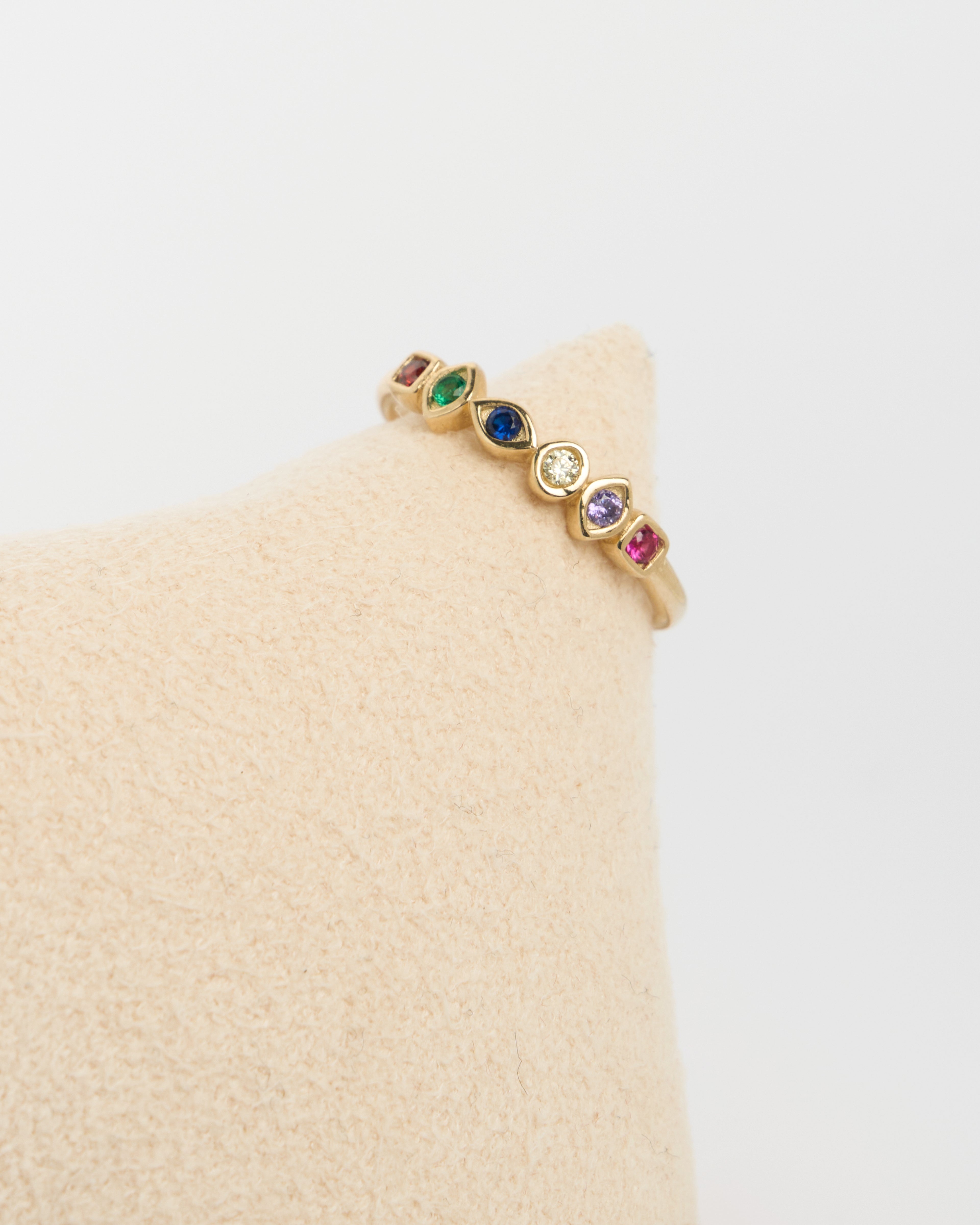 Prsteň Vera Coloré, 14K zlato