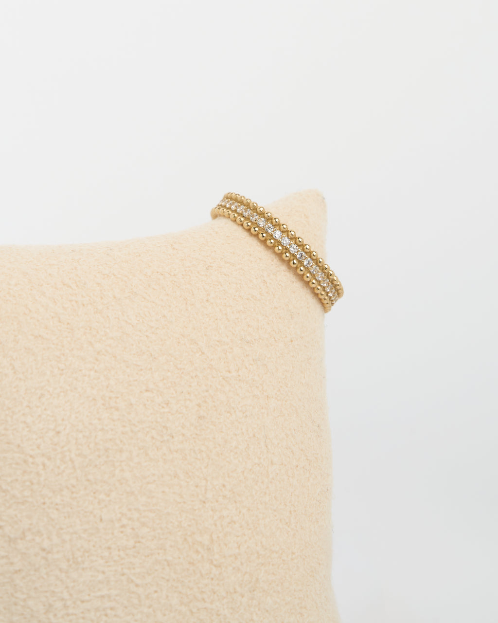 Prsteň Aurelia Beads, 14K zlato