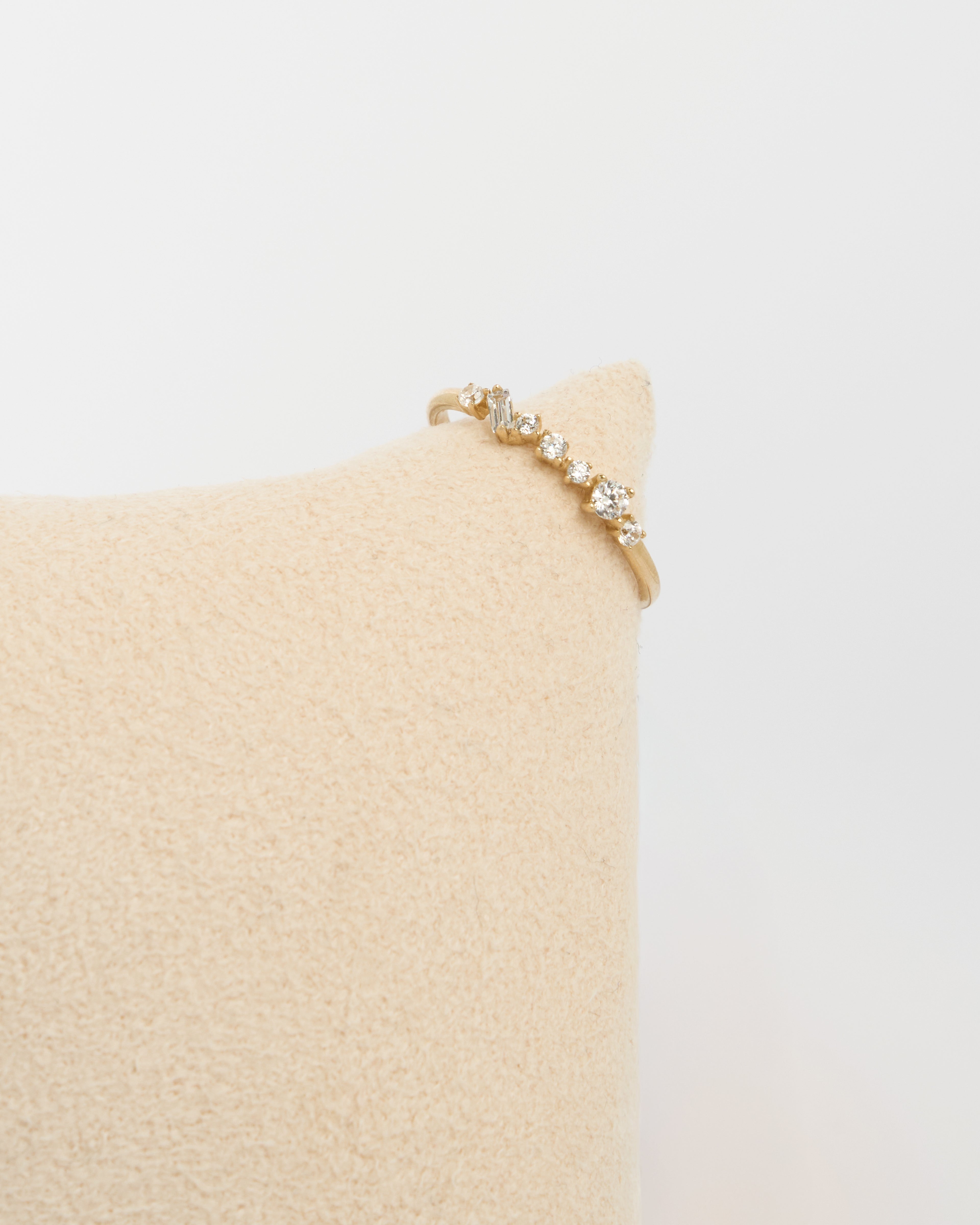 Prsteň Lumina, 14K zlato so zirkónmi