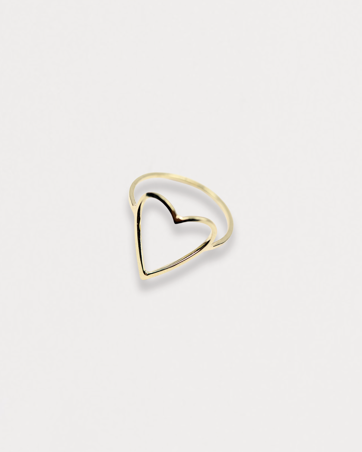 Atelier Heart Ring – Grande Edition, 14K zlato