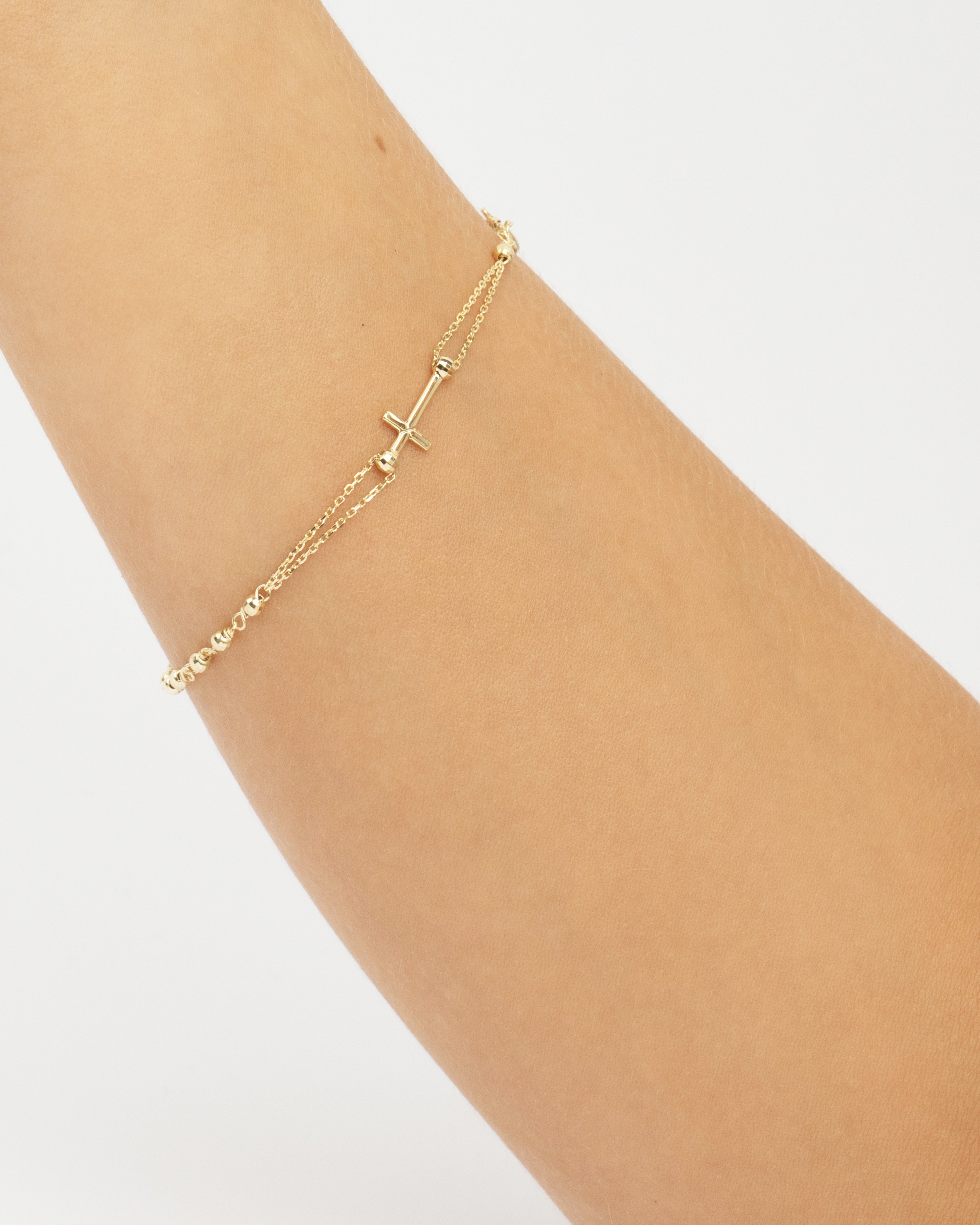 Náramok Rosario Yellow, 14K zlato